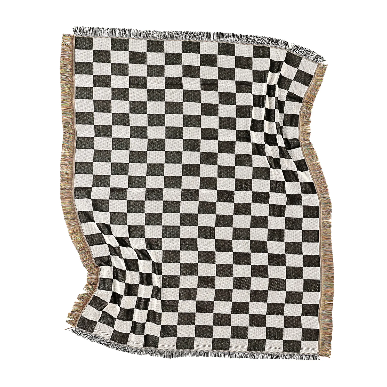 Filtar - Wallace Tapestry Blanket (svart/vit)