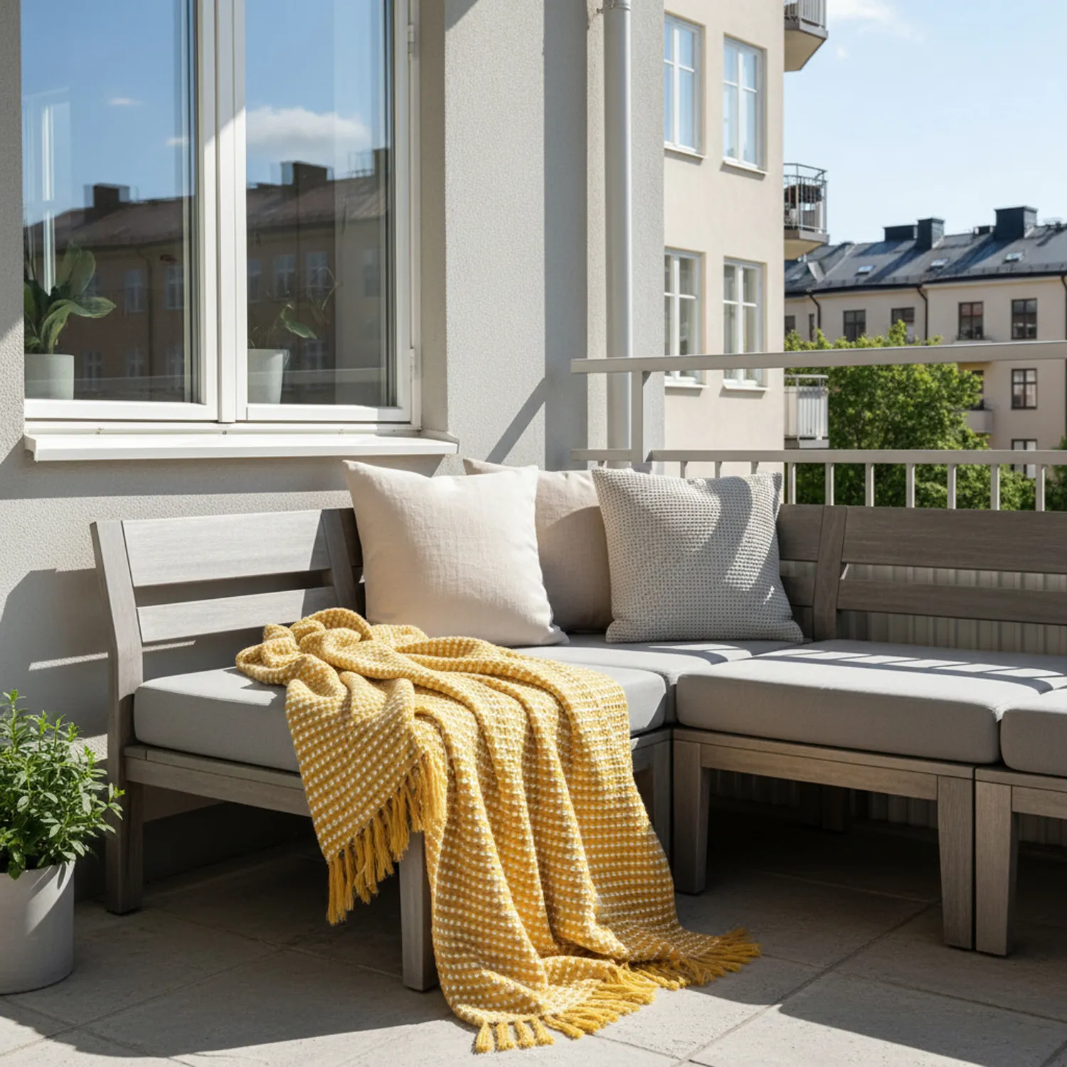 Filtar - Quebec Blanket (gul)