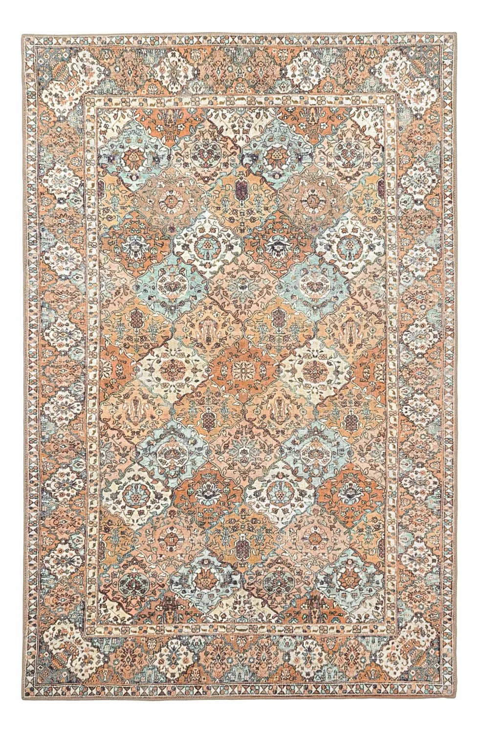 Flatvävd matta - Berelina (beige/multi)