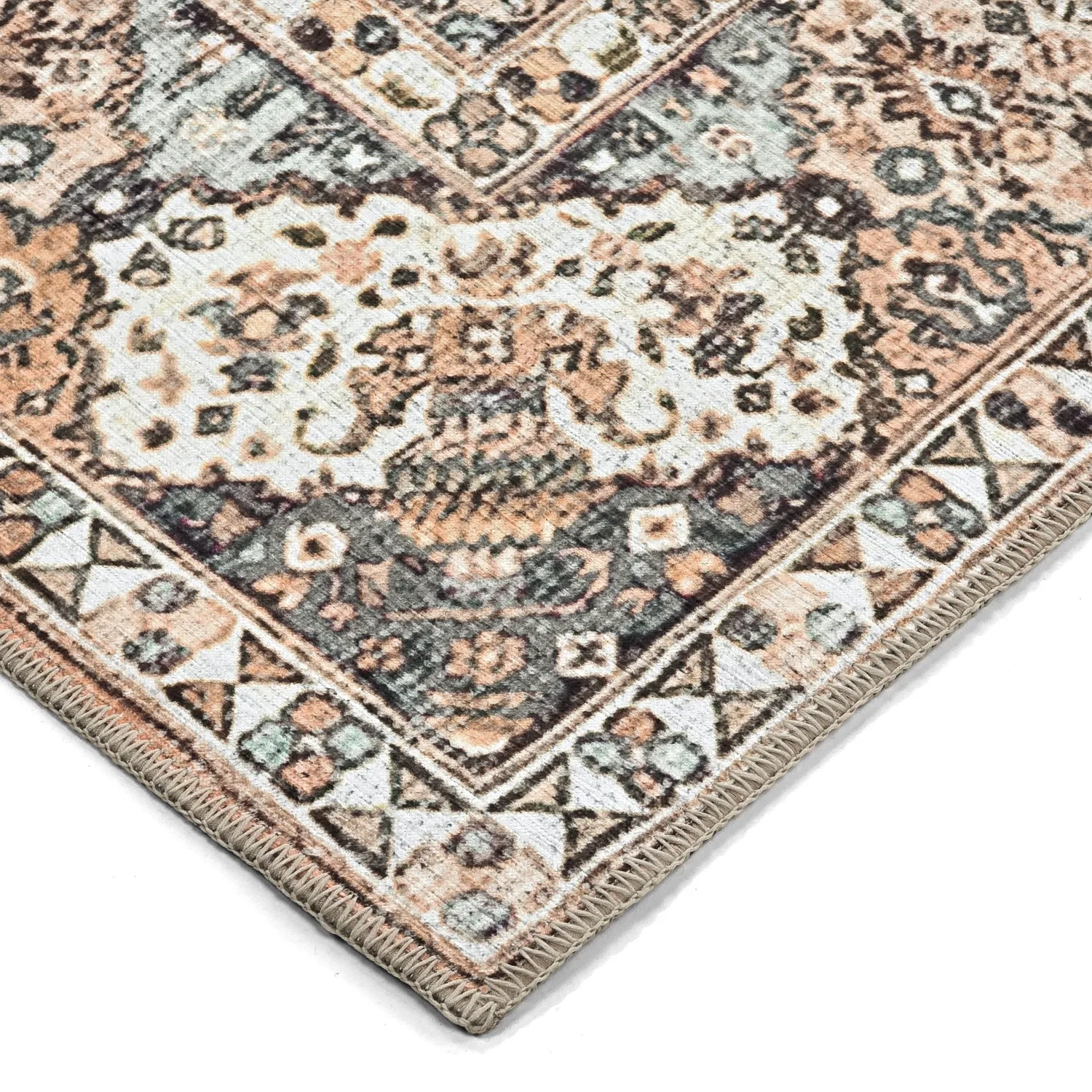 Flatvävd matta - Berelina (beige/multi)