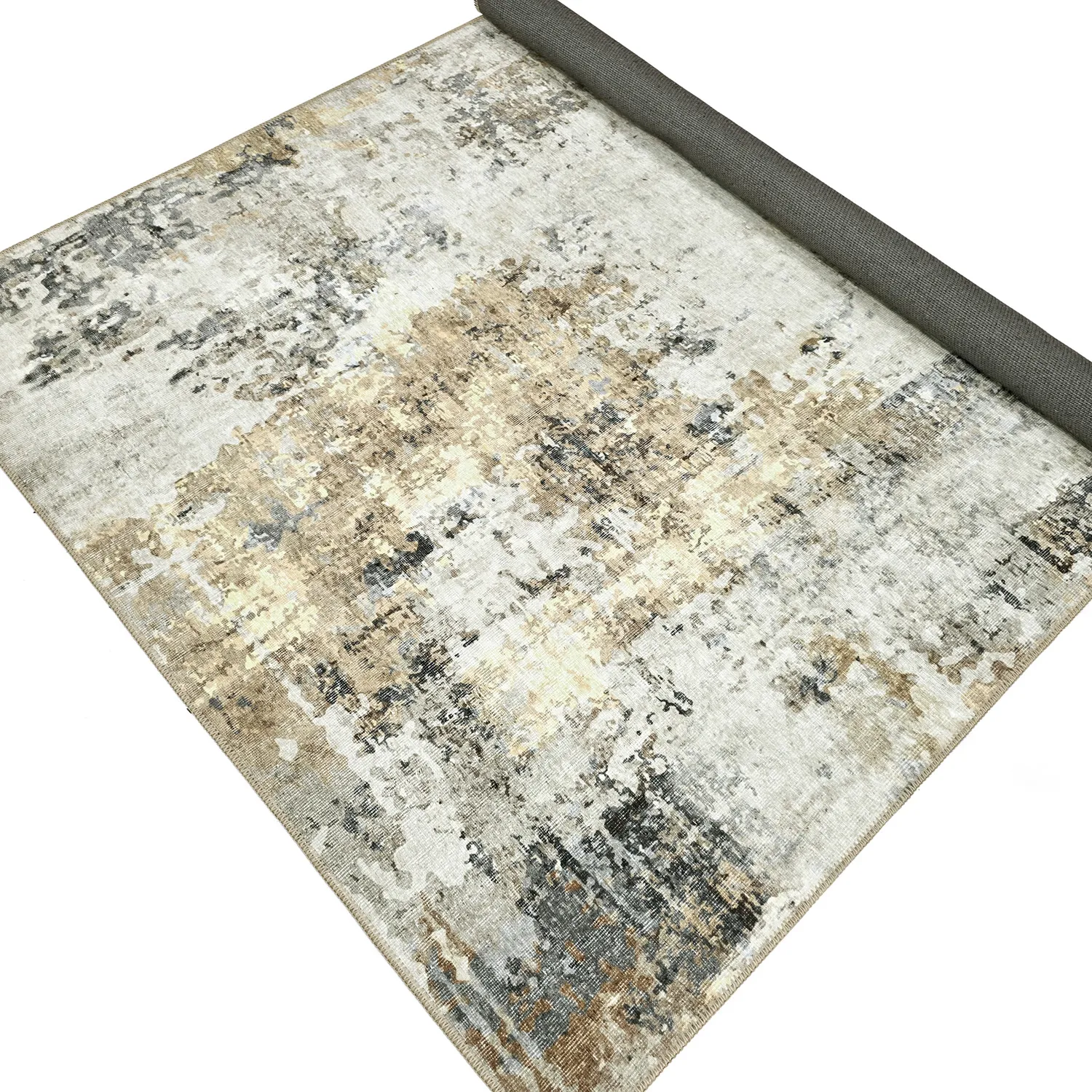 Flatvävd matta - Comino (beige/multi)