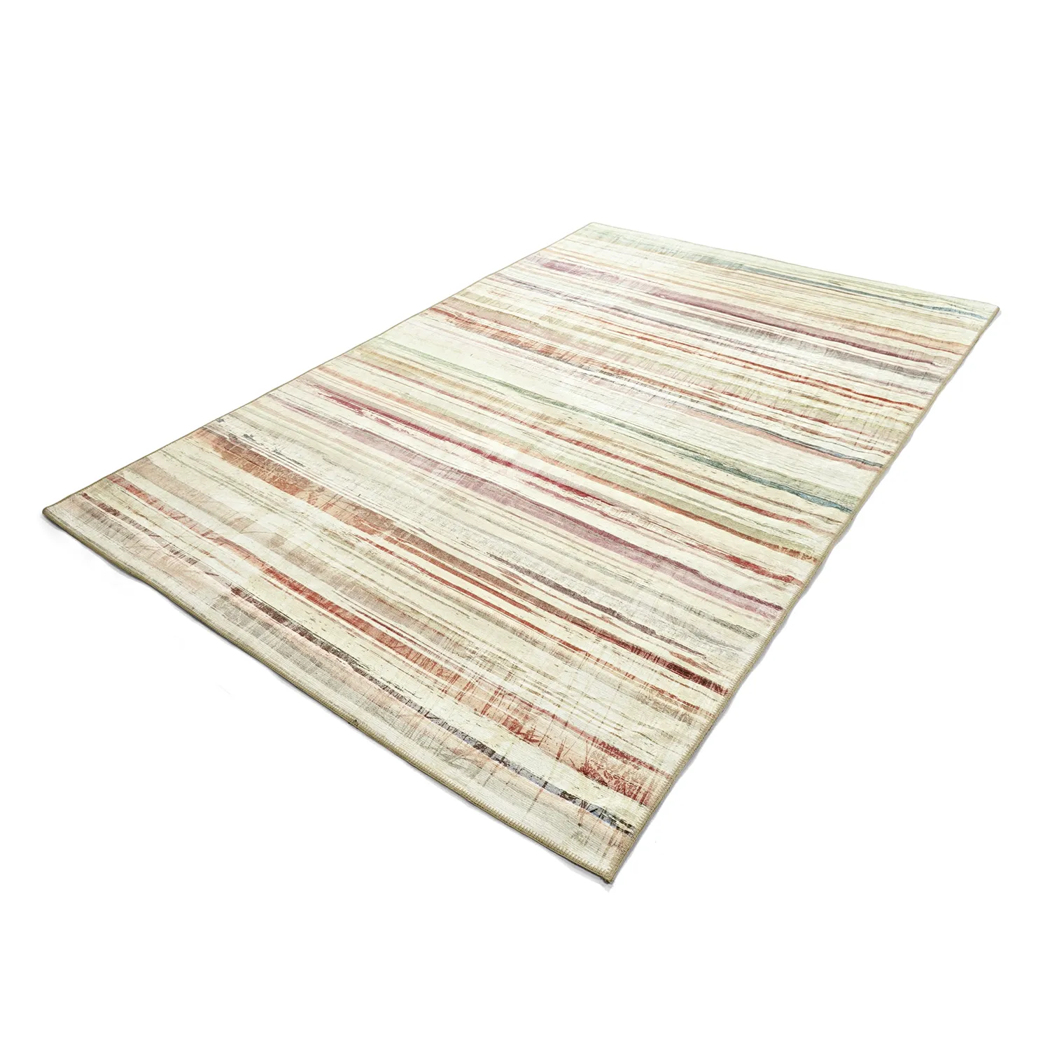 Flatvävd matta - Delara (beige/multi)