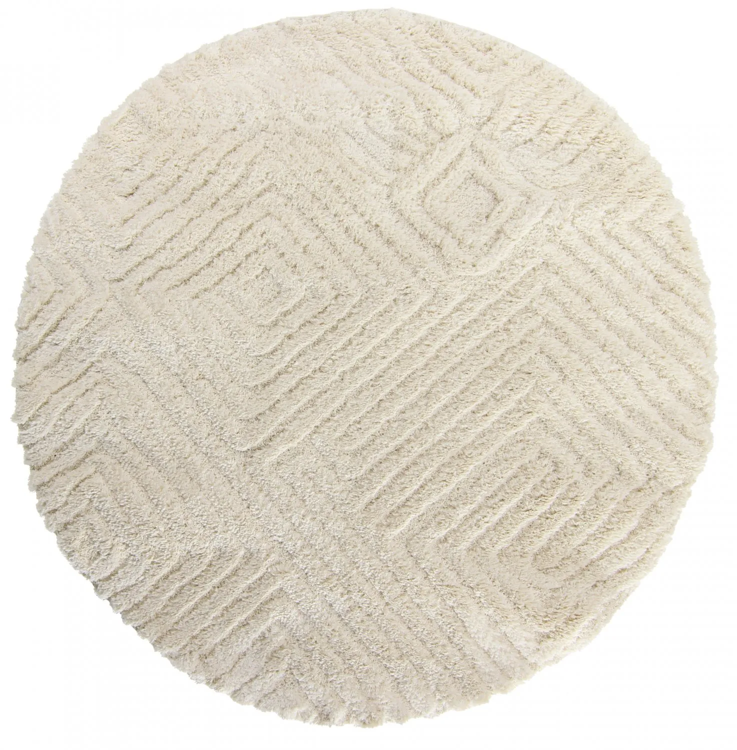 Runda mattor - Monti (offwhite)