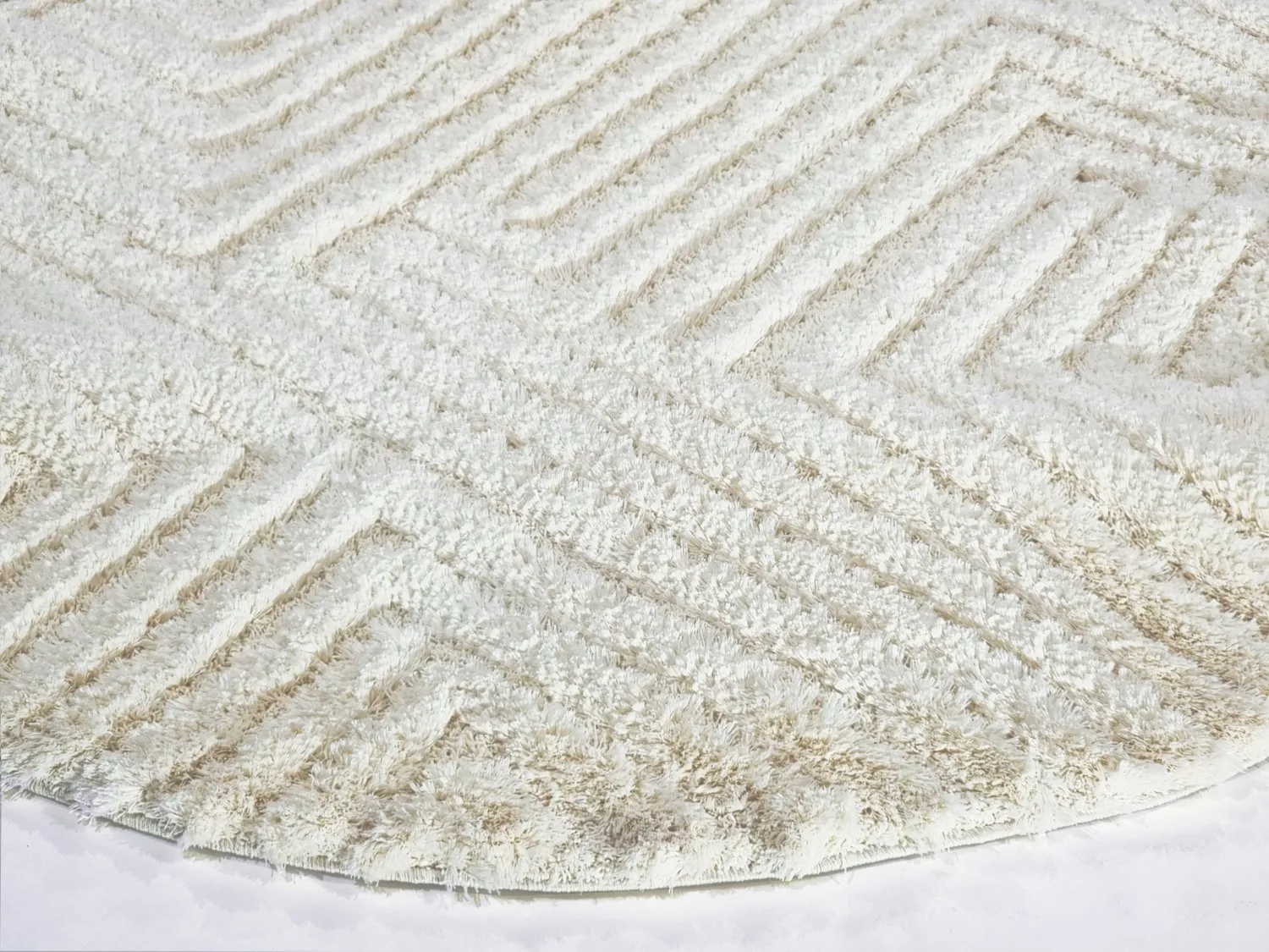 Runda mattor - Monti (offwhite)