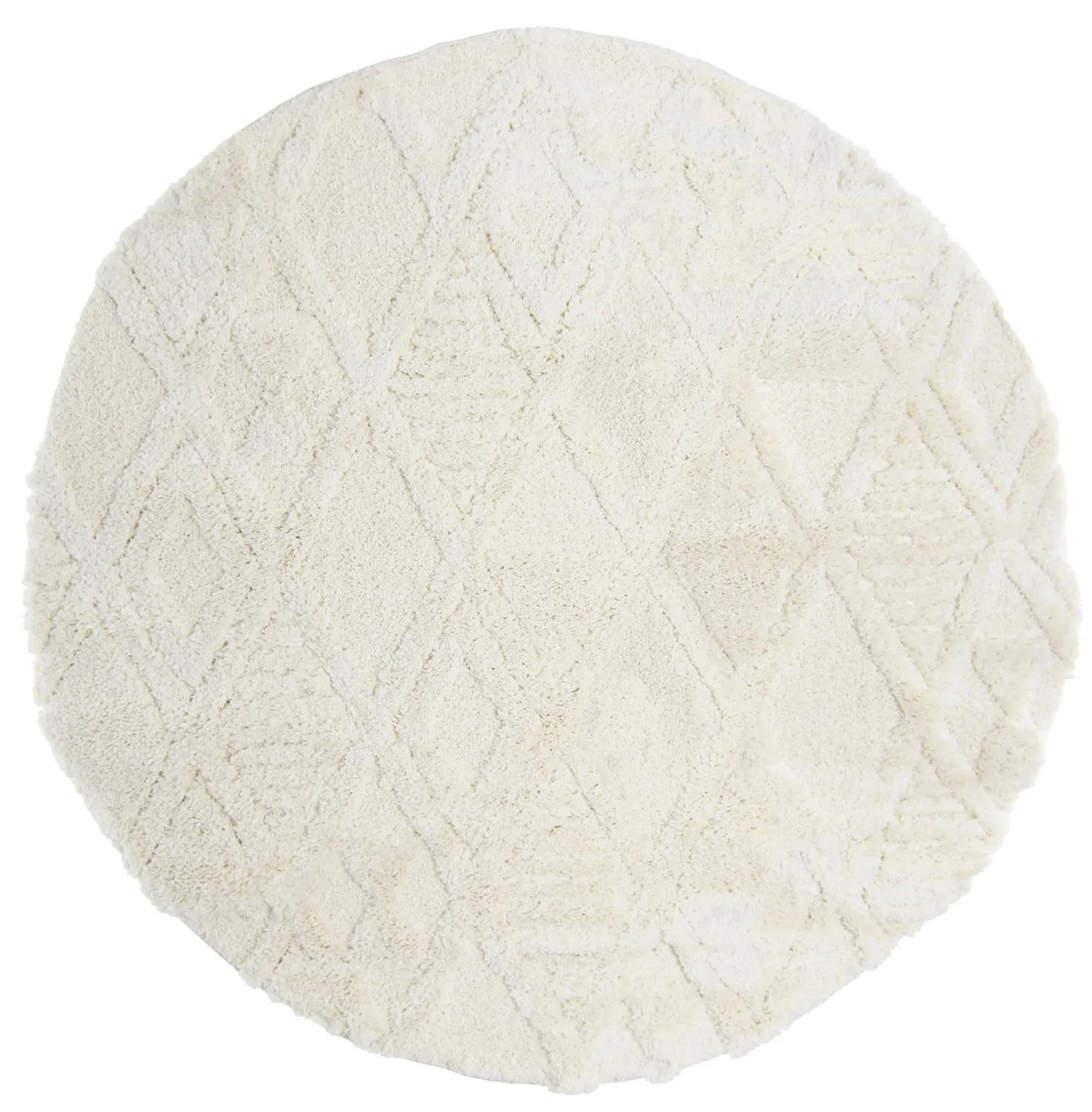Runda mattor - Rostock (offwhite)