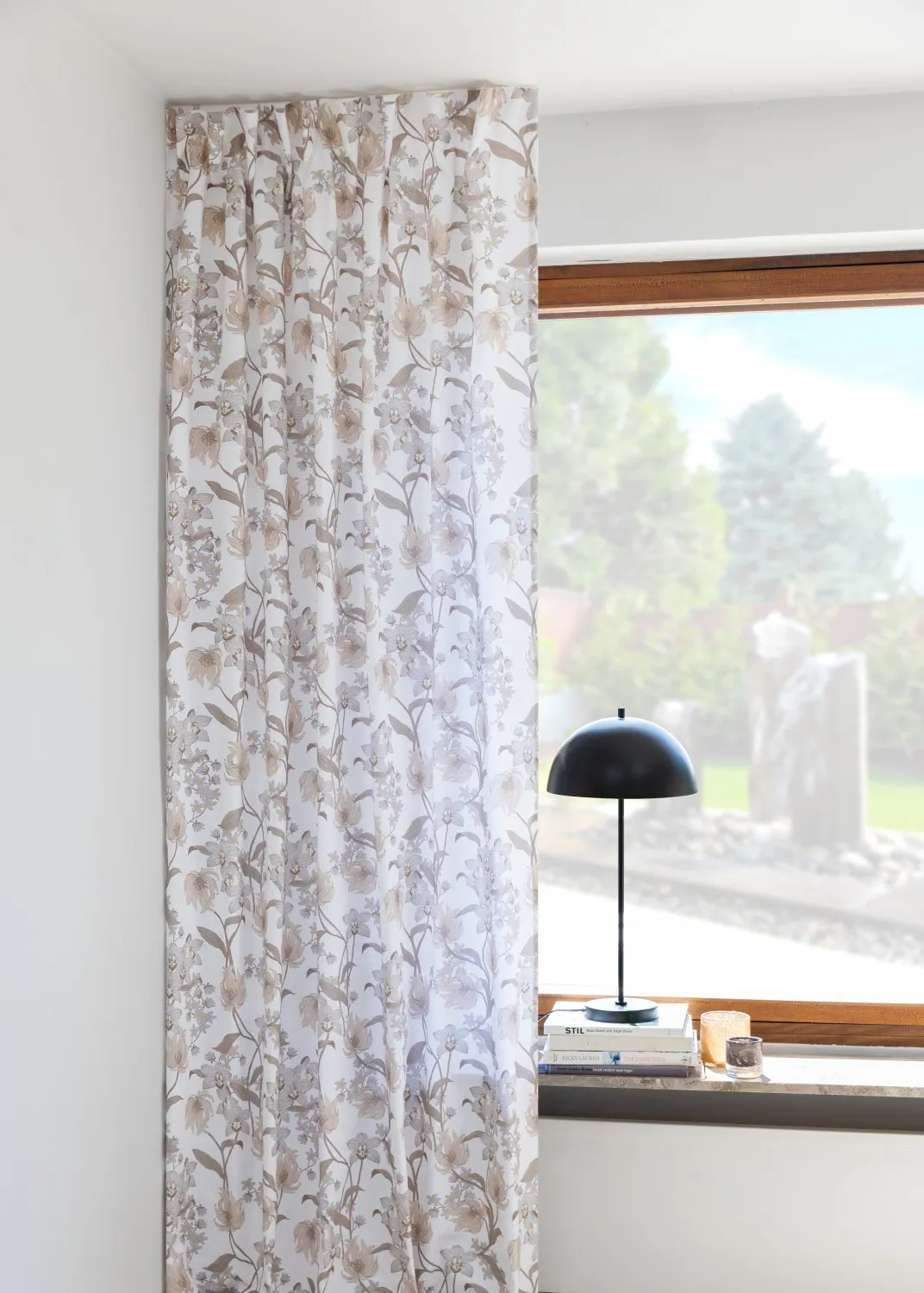 Gardiner - Bomullsgardin Florina (beige)