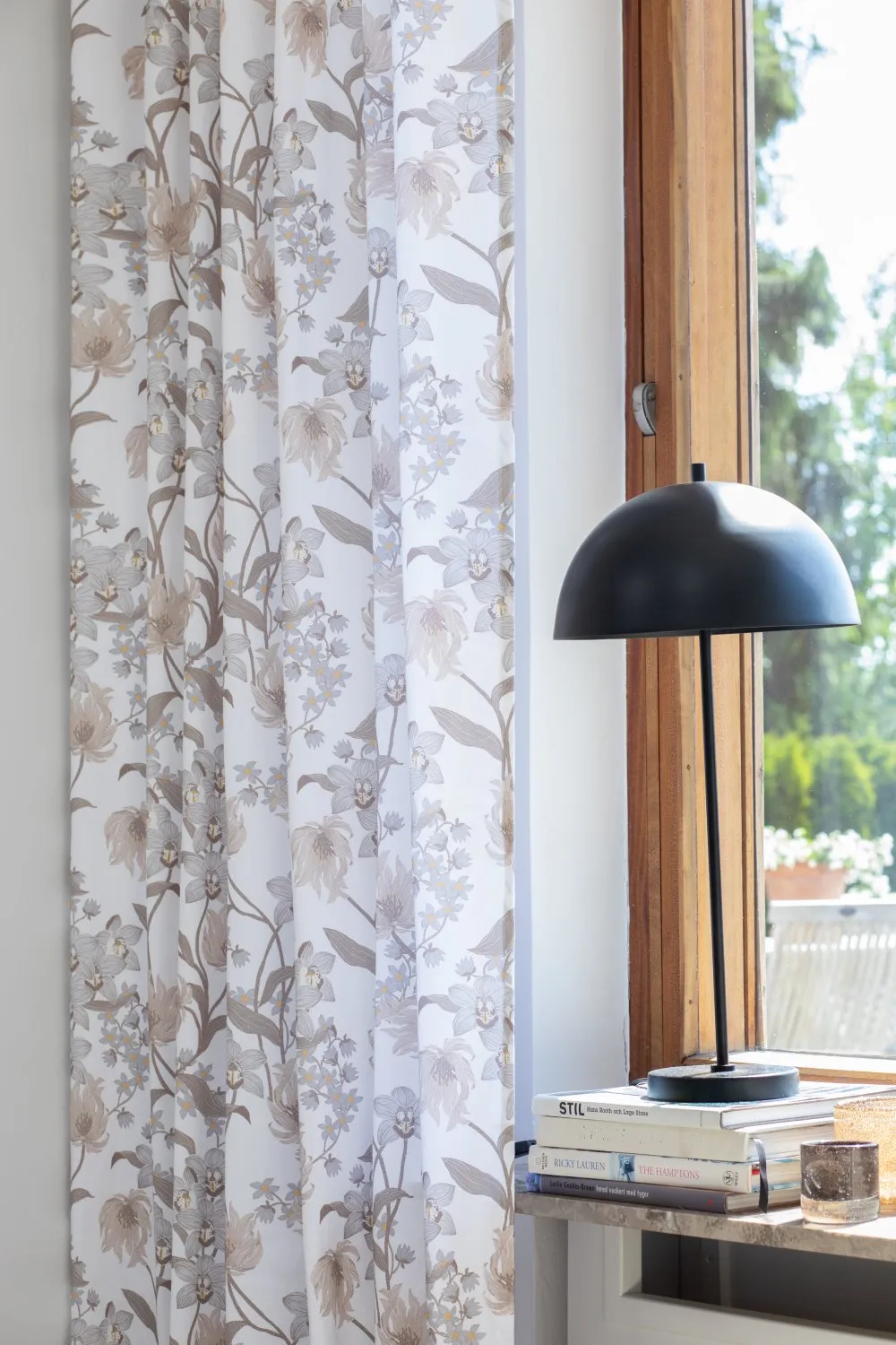 Gardiner - Bomullsgardin Florina (beige)