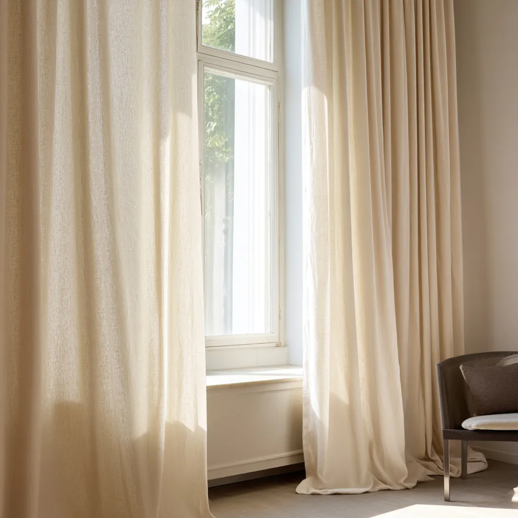 Gardiner - Linne-look Gardin Andrada (brun)