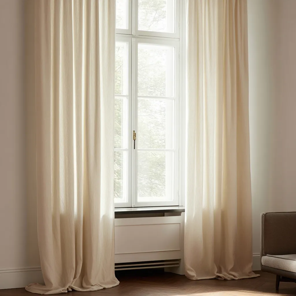 Gardiner - Linne-look Gardin Andrada (brun)