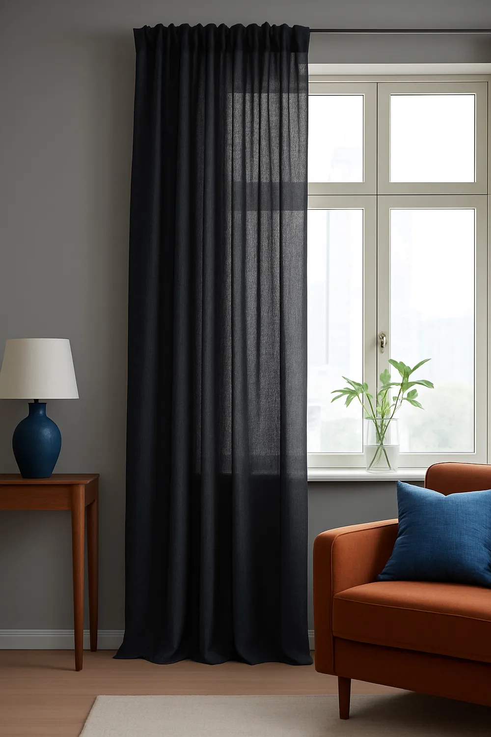 Gardiner - Linnegardin Cosmina (svart)
