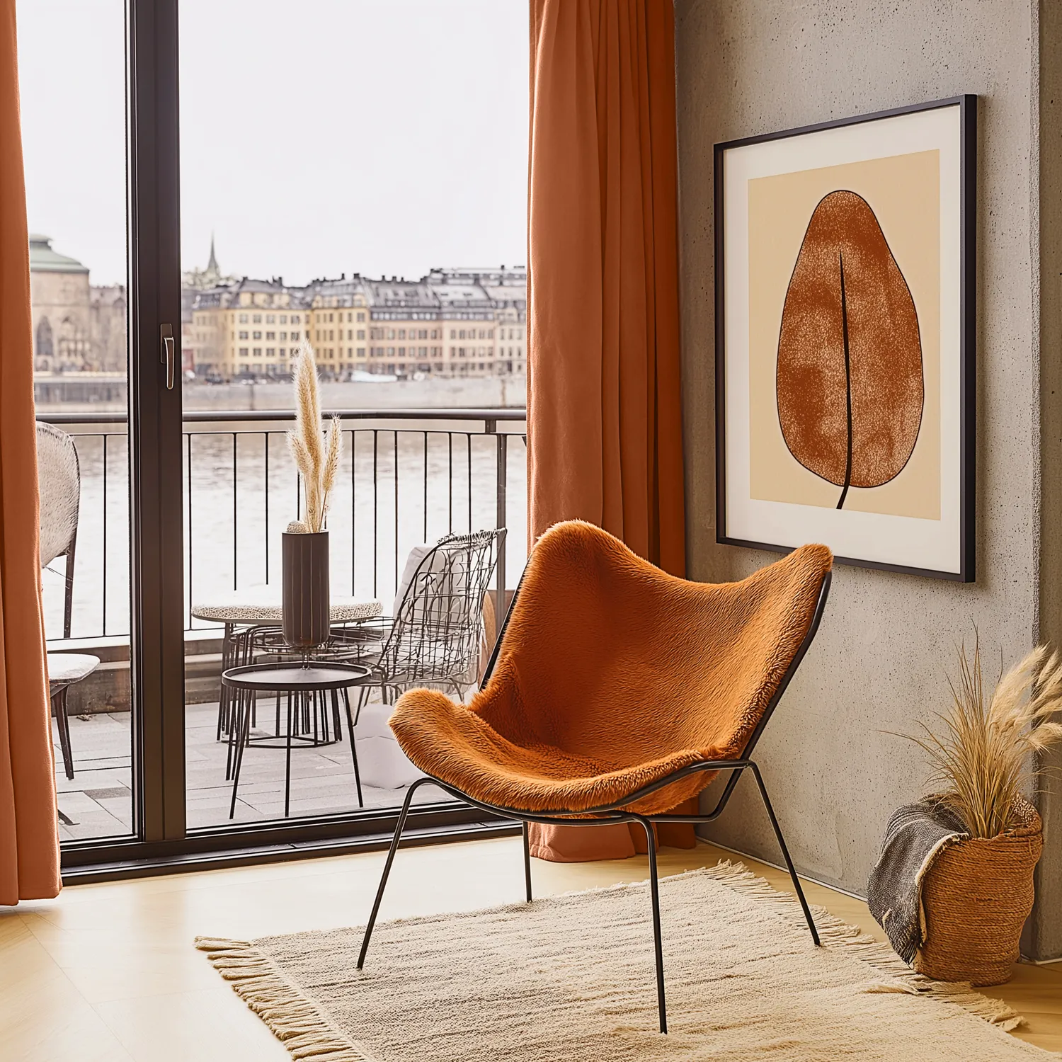 Gardiner - Mörkläggningsgardin Octavia (orange)