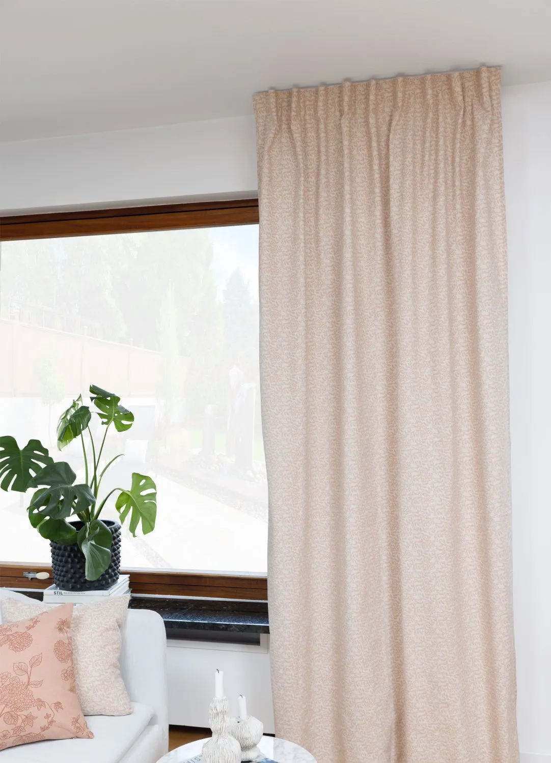Kuddfodral 2-pack - Lilja (beige)