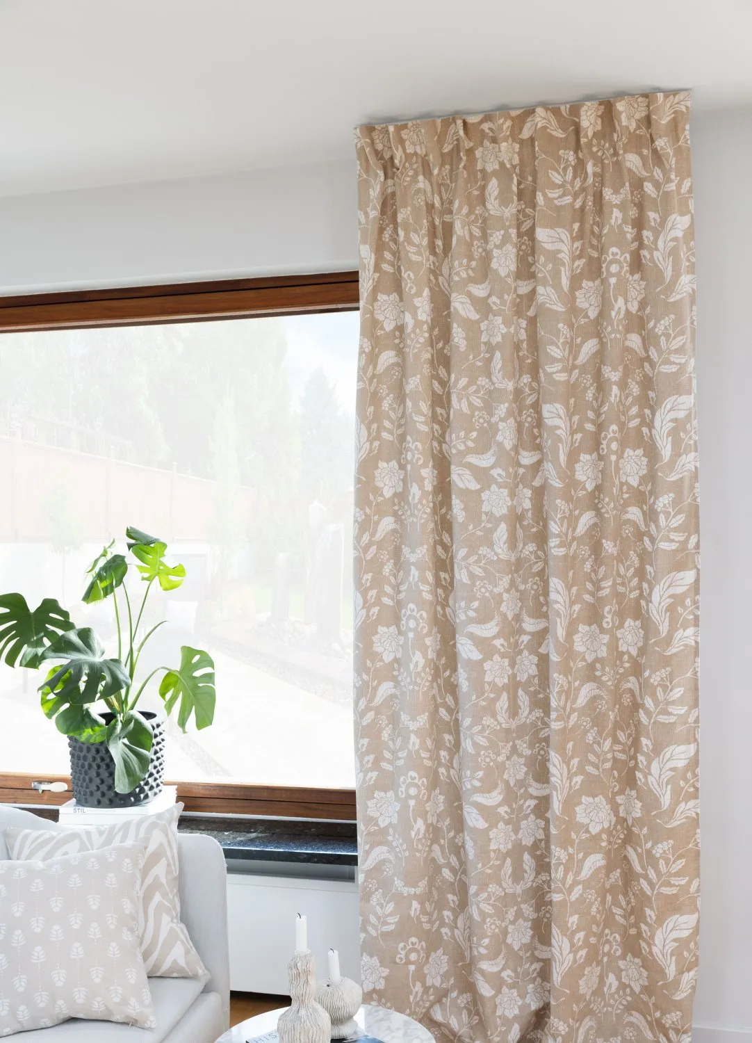 Gardiner - Bomullsgardin Onni (beige)