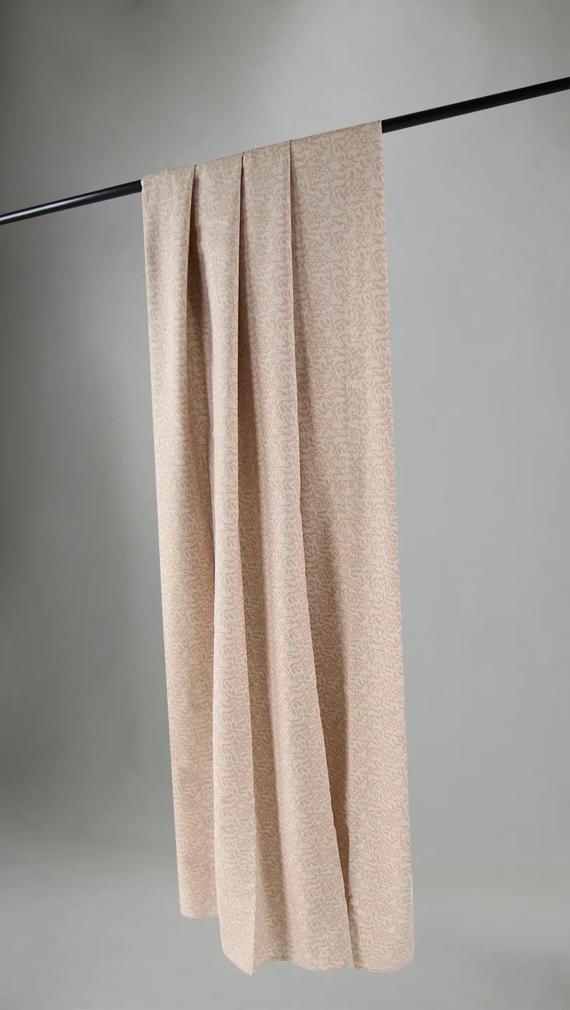 Gardiner - Bomullsgardin Lilja (beige)