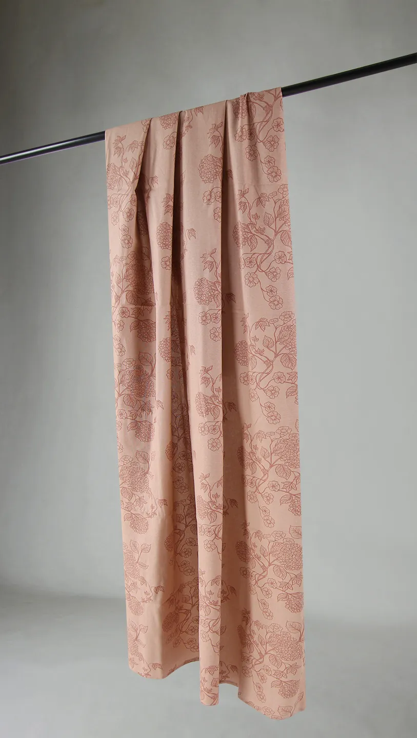 Gardiner - Bomullsgardin Minna (rosa)