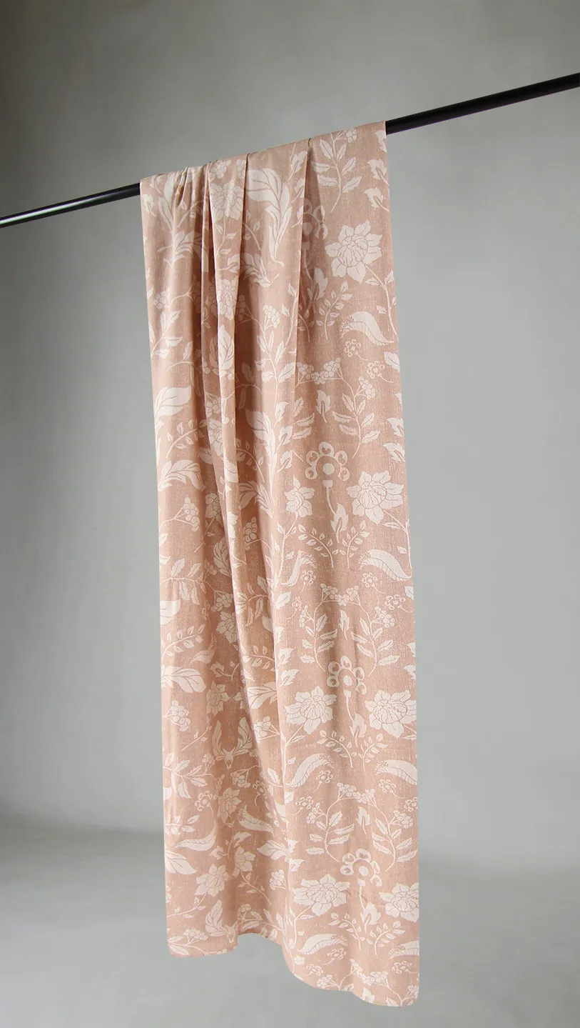 Gardiner - Bomullsgardin Onni (rosa)