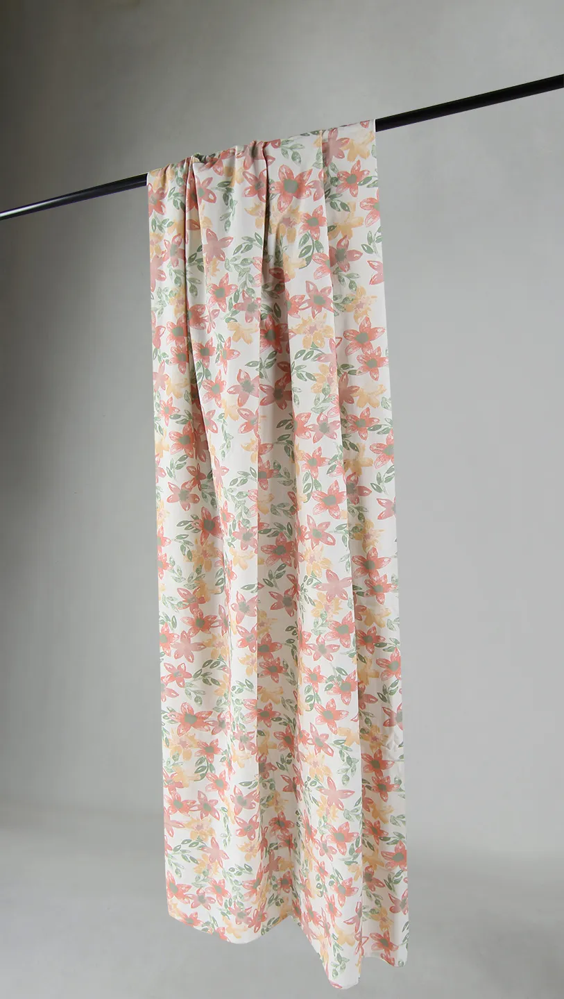 Gardiner - Bomullsgardin Petite (rosa)