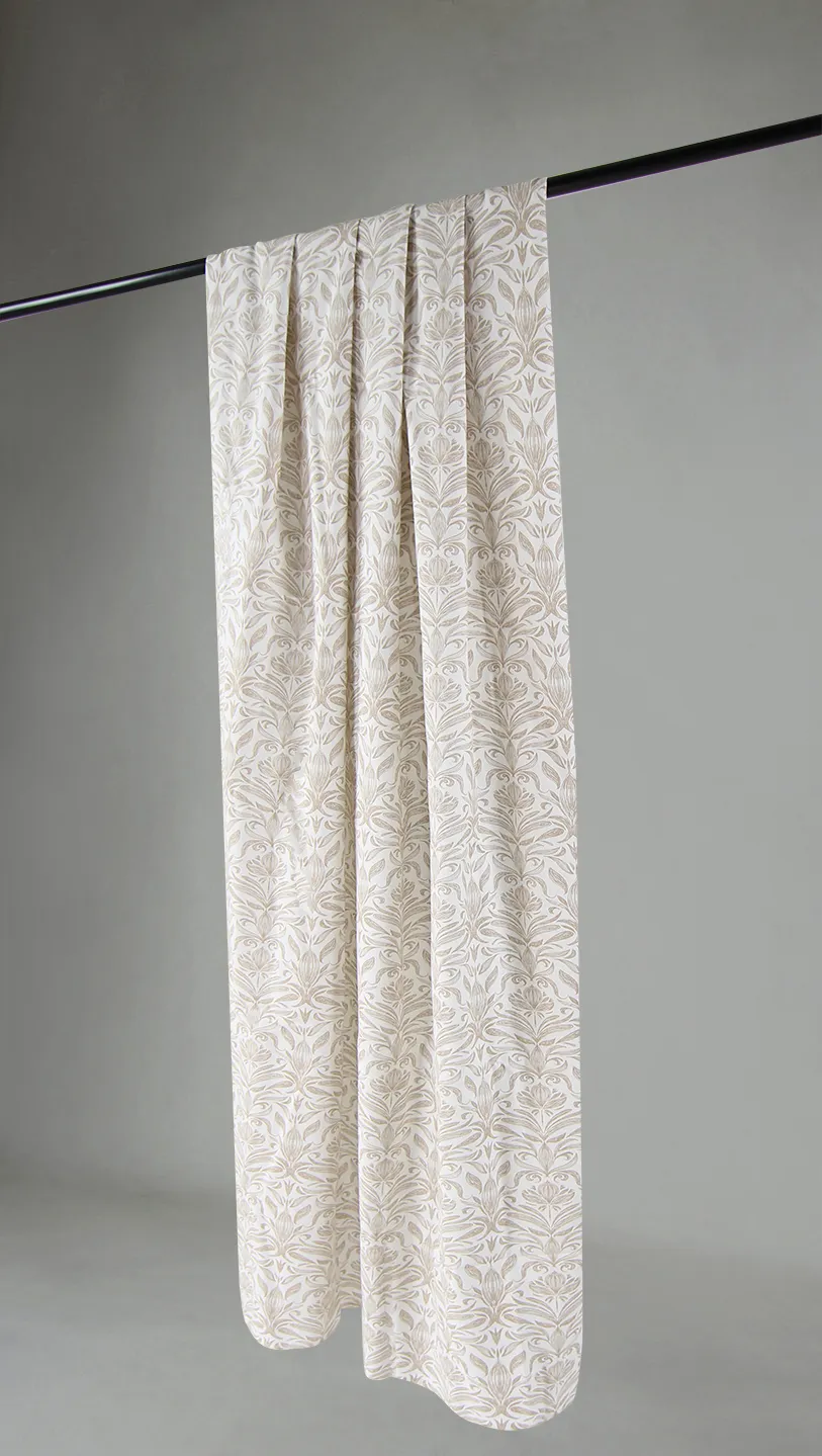 Gardiner - Bomullsgardin Viola (beige)