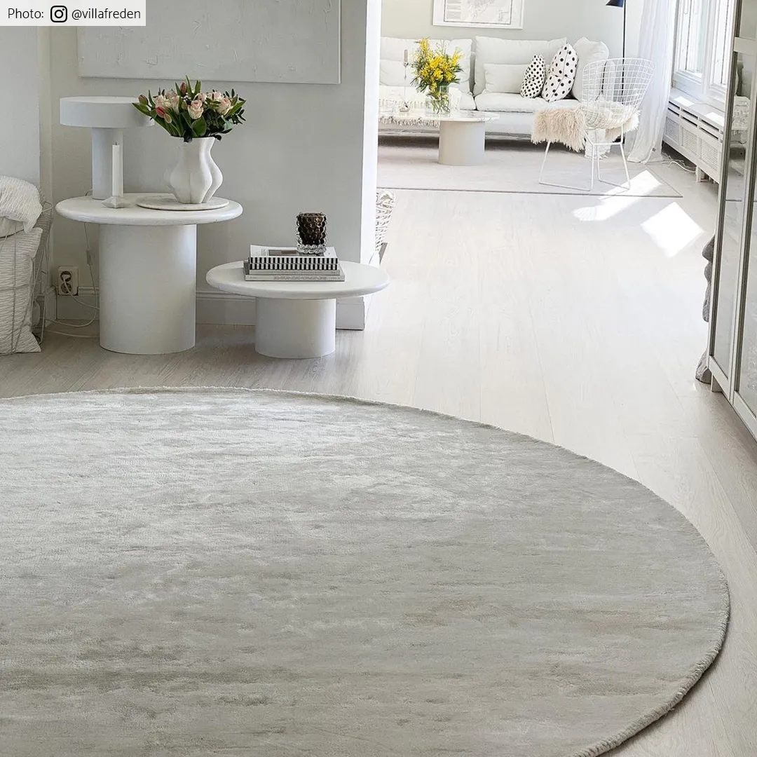 Rund matta - Jodhpur Special Luxury Edition (offwhite)