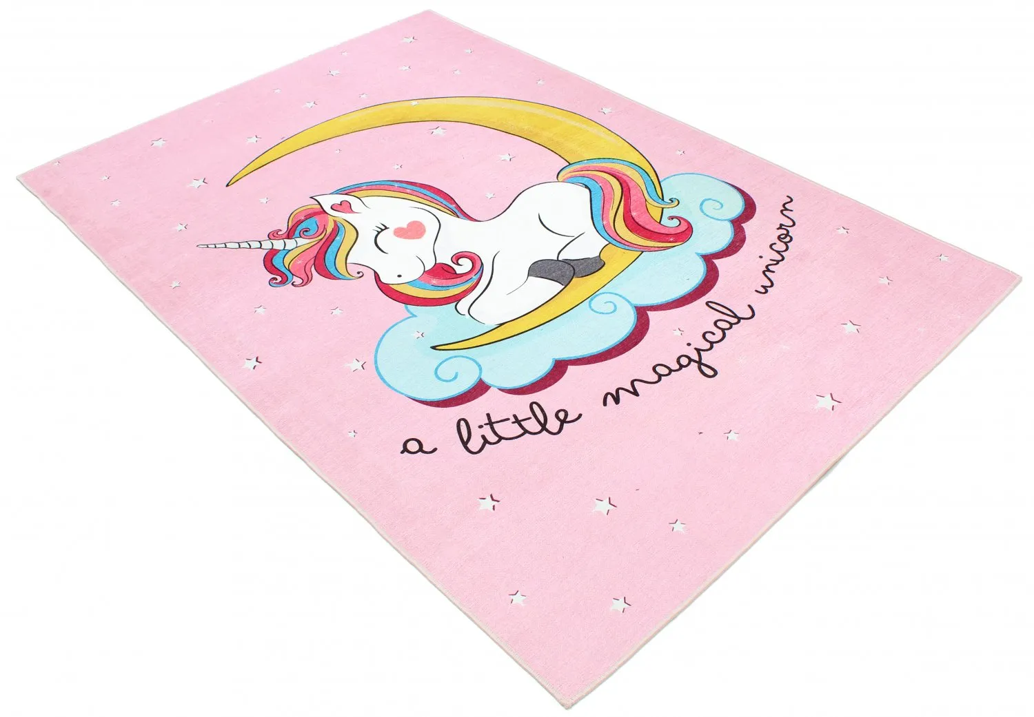 Barnmatta - Magical Unicorn (rosa)