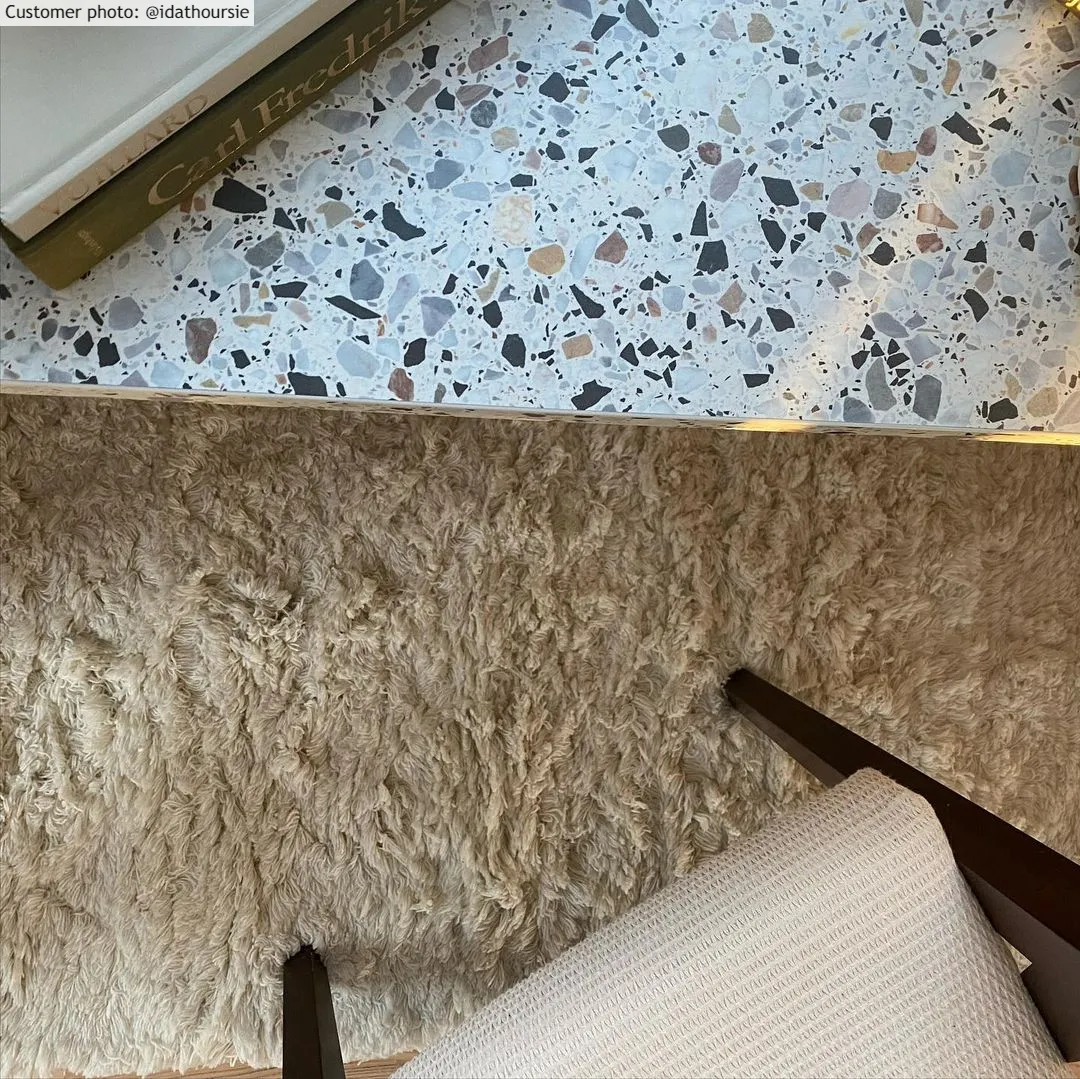 Ullmatta - Aliste Wool Shaggy (alabaster gleam)