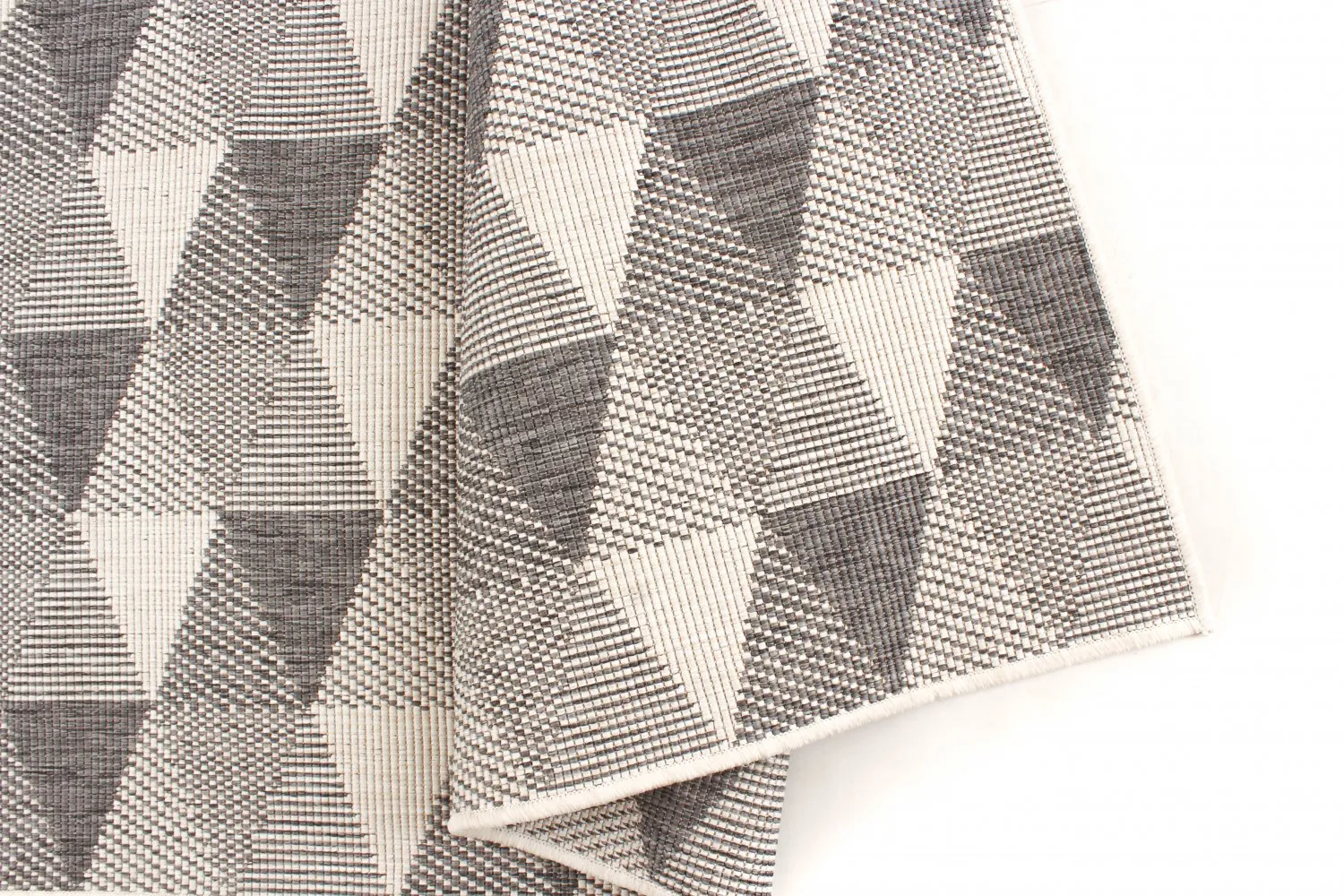 Inomhus- utomhusmatta - Brussels Pattern (grå)