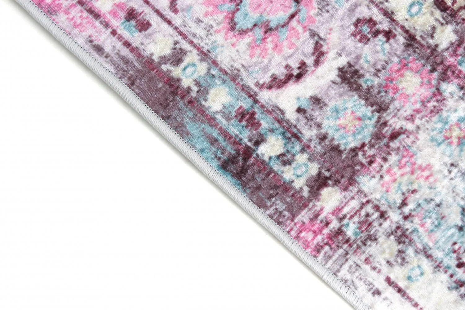 Rund matta - Jedaida (rosa/multi)