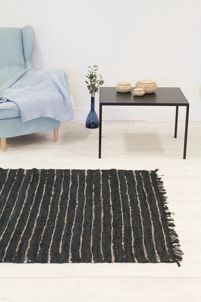Trasmatta - Nordal Design (svart läder)