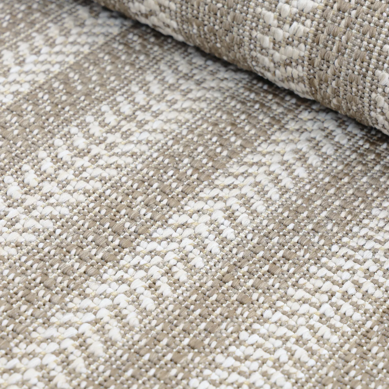 Oval matta - Indoor/outdoor Leander (beige)