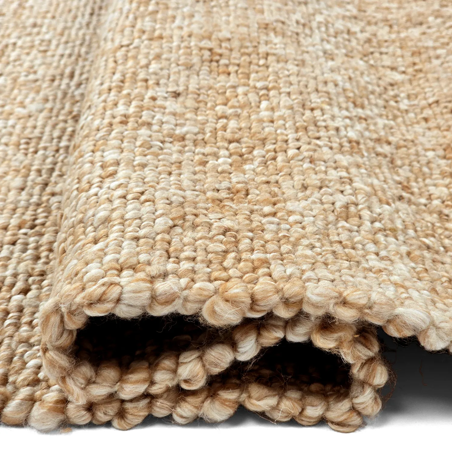 Inomhus/utomhusmatta - Milford Wool Look (beige)