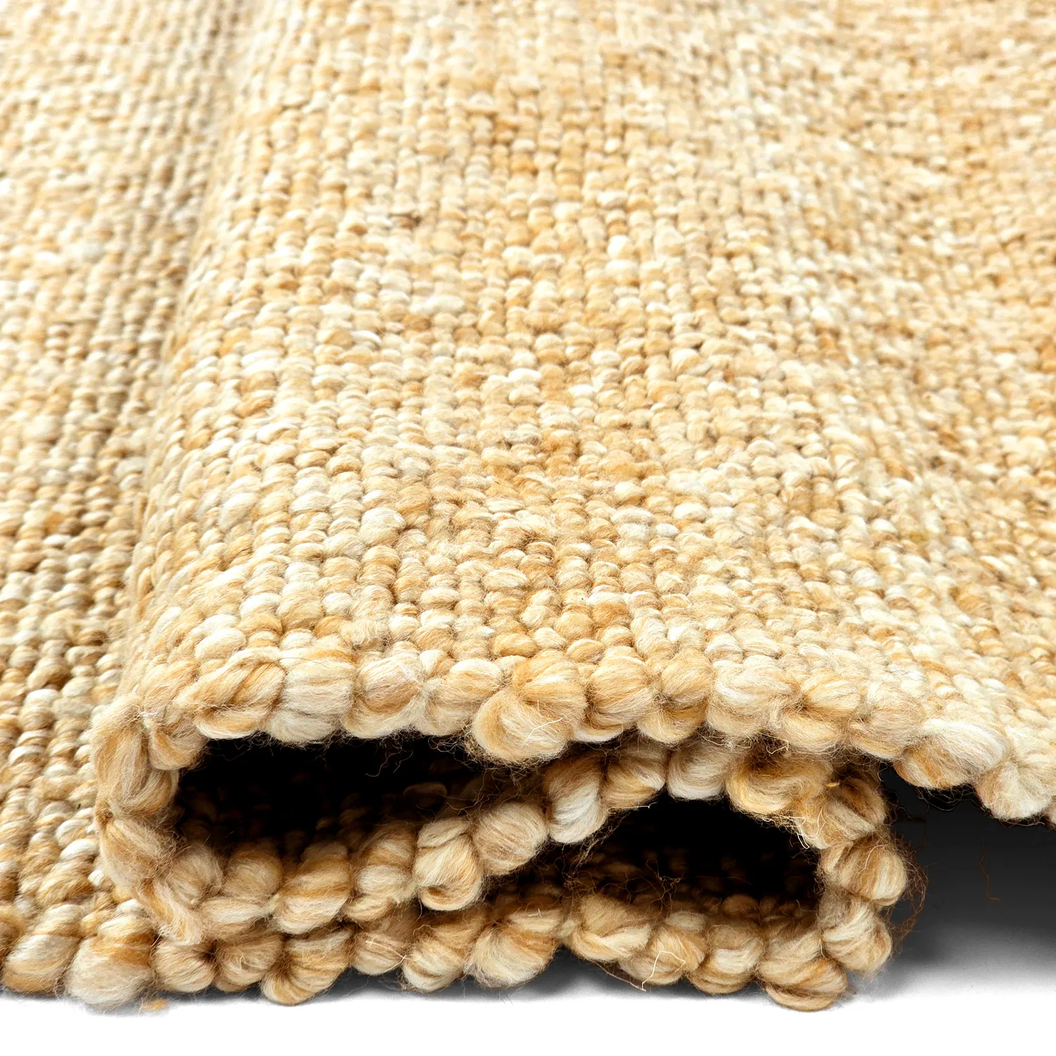 Inomhus/utomhusmatta - Milford Wool Look (gul)