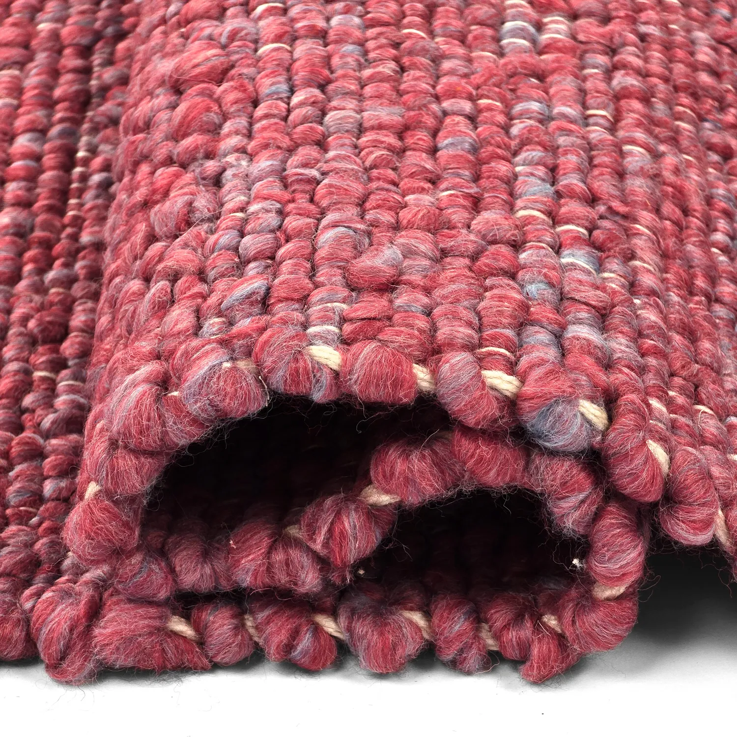 Inomhus/utomhusmatta - Milford Wool Look (rosa)