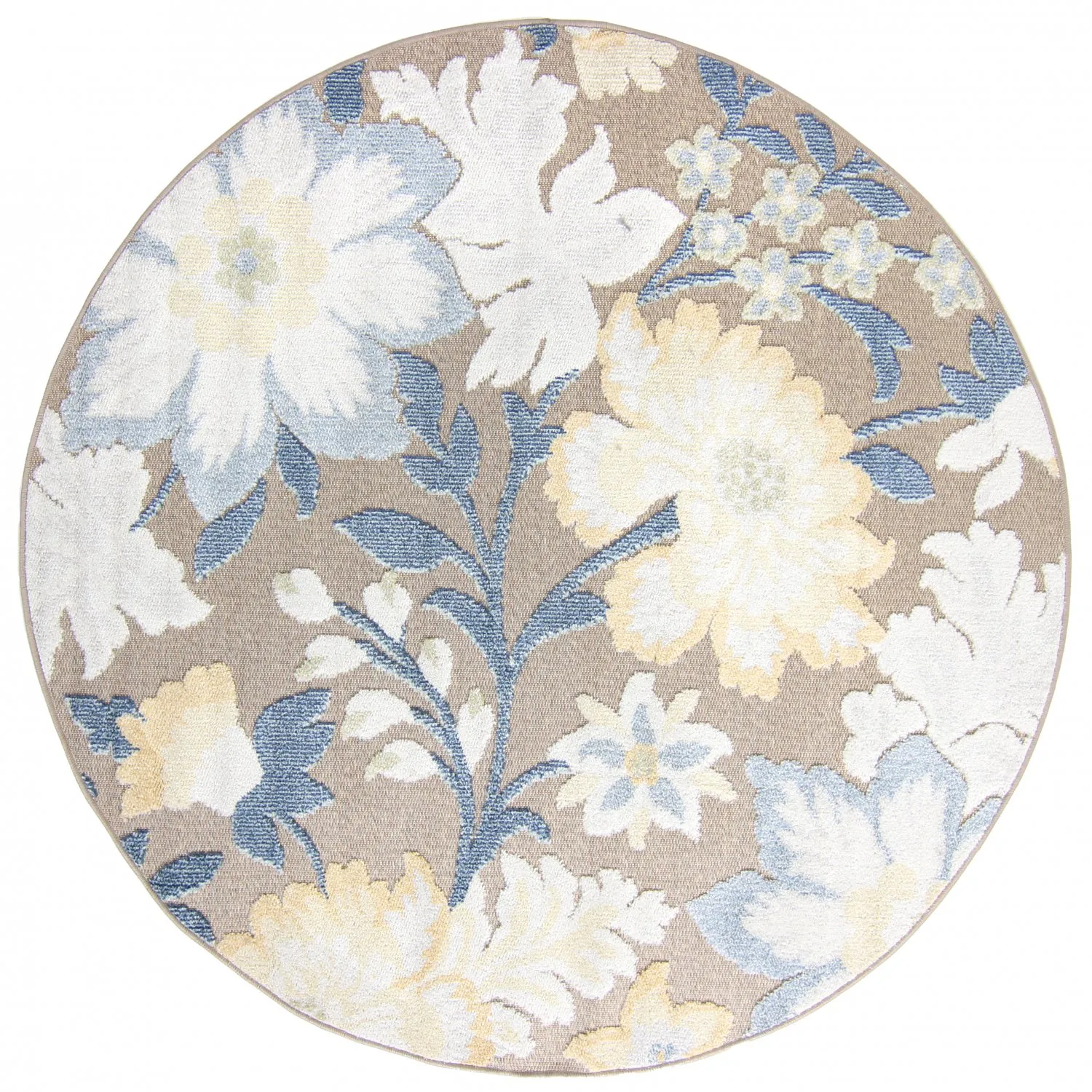 Rund matta - Indoor/Outdoor Lucca (multi)