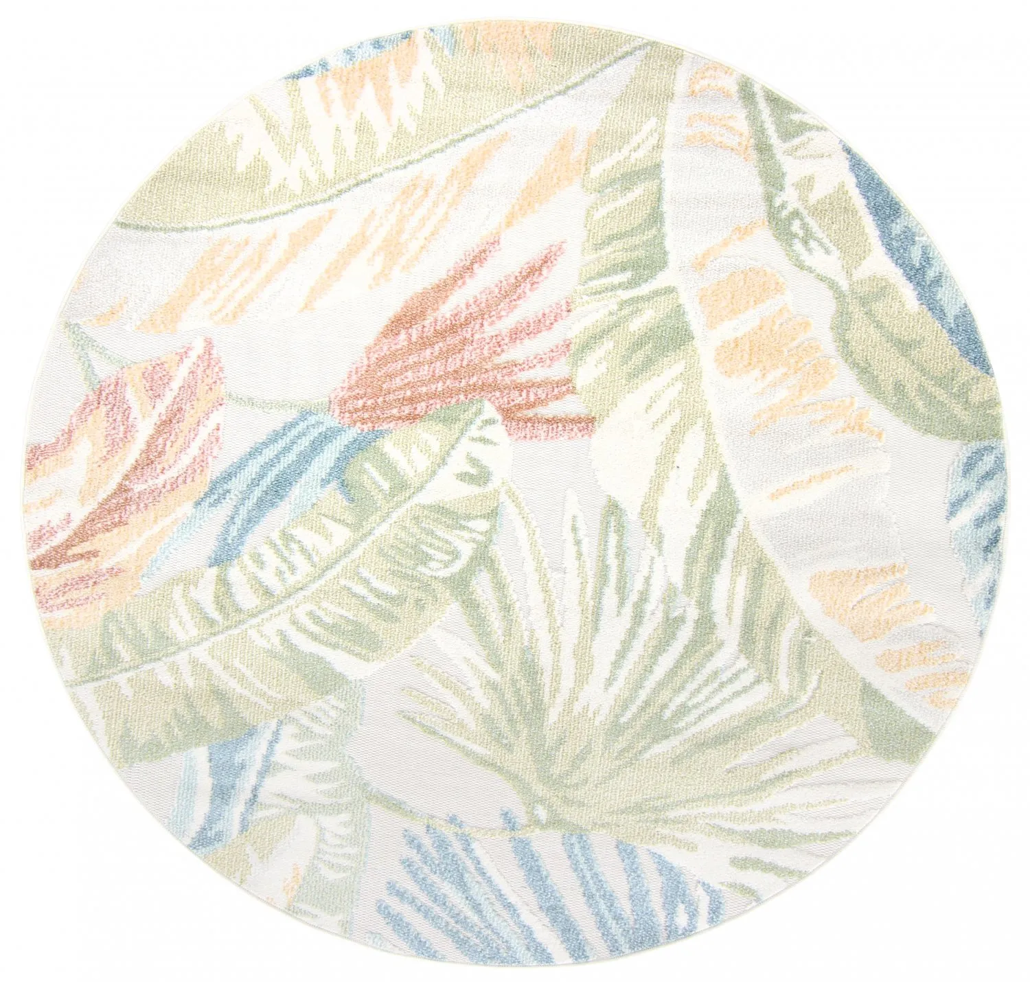 Rund matta - Indoor/Outdoor Havana (cream/multi)