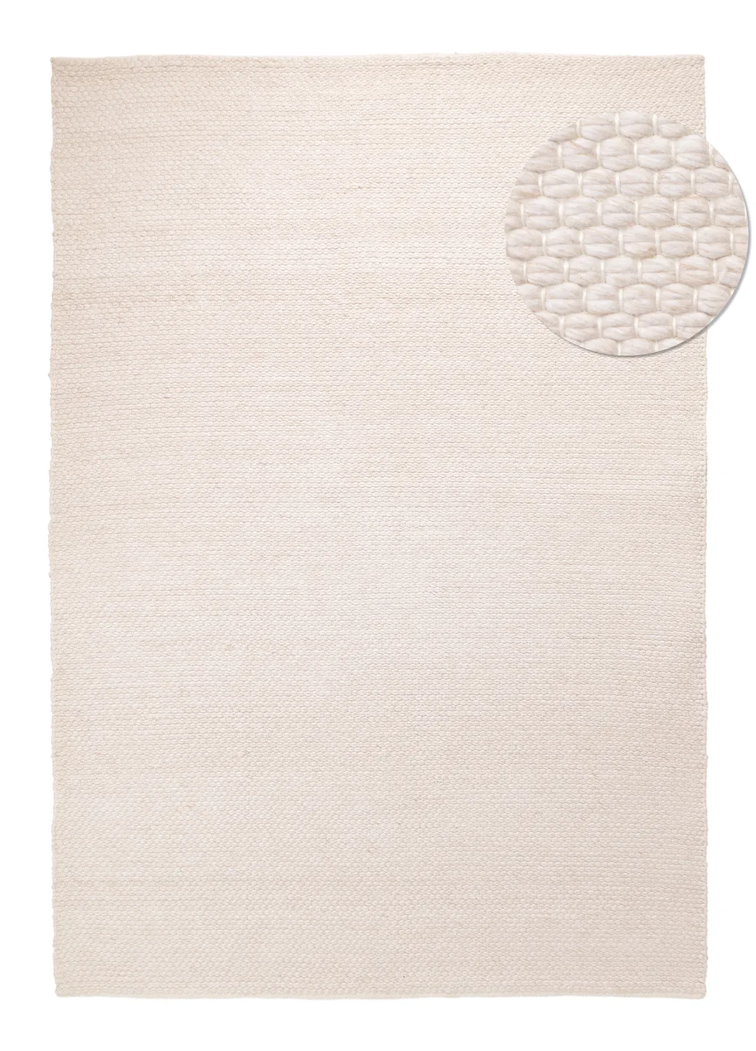 Inomhus/utomhusmatta - Arco Wool Look (creme)