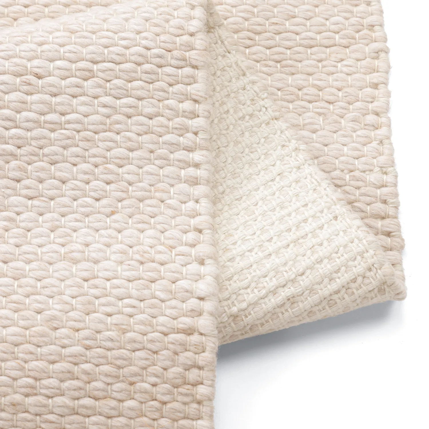 Inomhus/utomhusmatta - Arco Wool Look (creme)