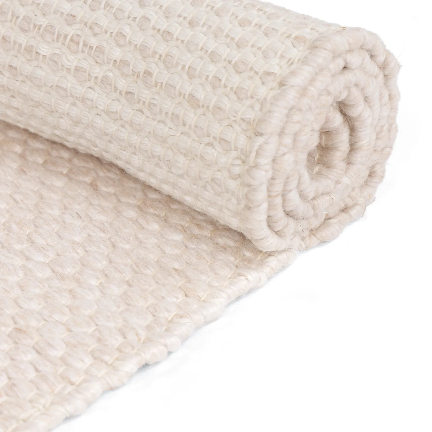 Inomhus/utomhusmatta - Arco Wool Look (creme)