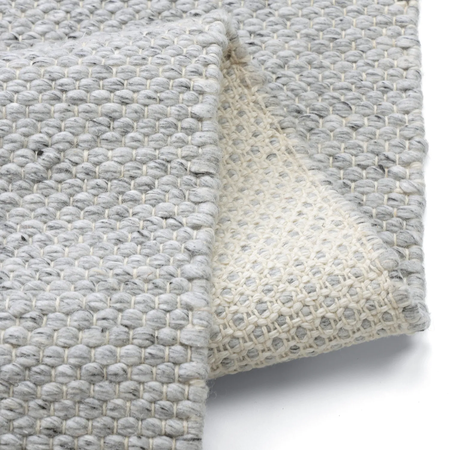 Inomhus/utomhusmatta - Arco Wool Look (grå/beige)