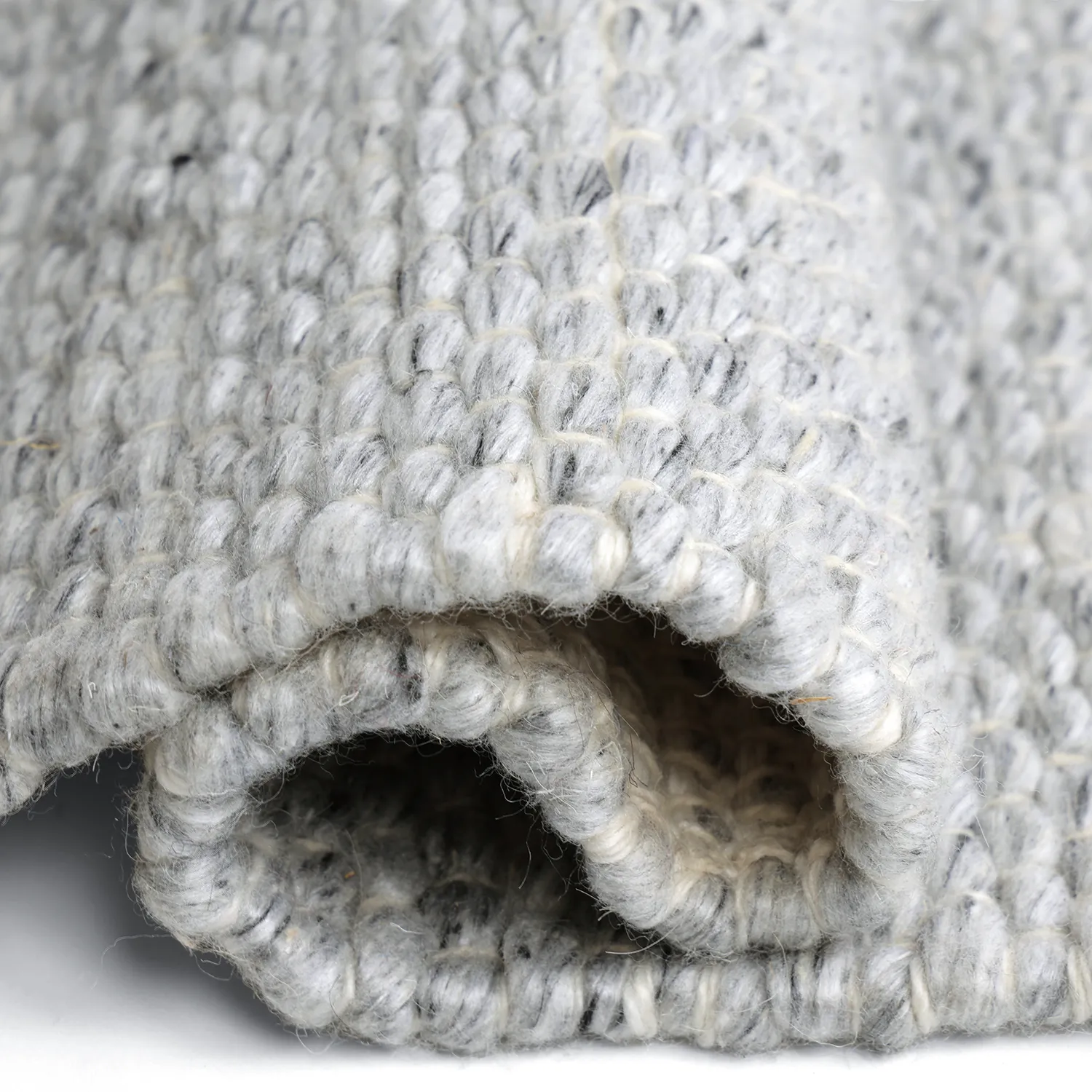 Inomhus/utomhusmatta - Arco Wool Look (grå/beige)