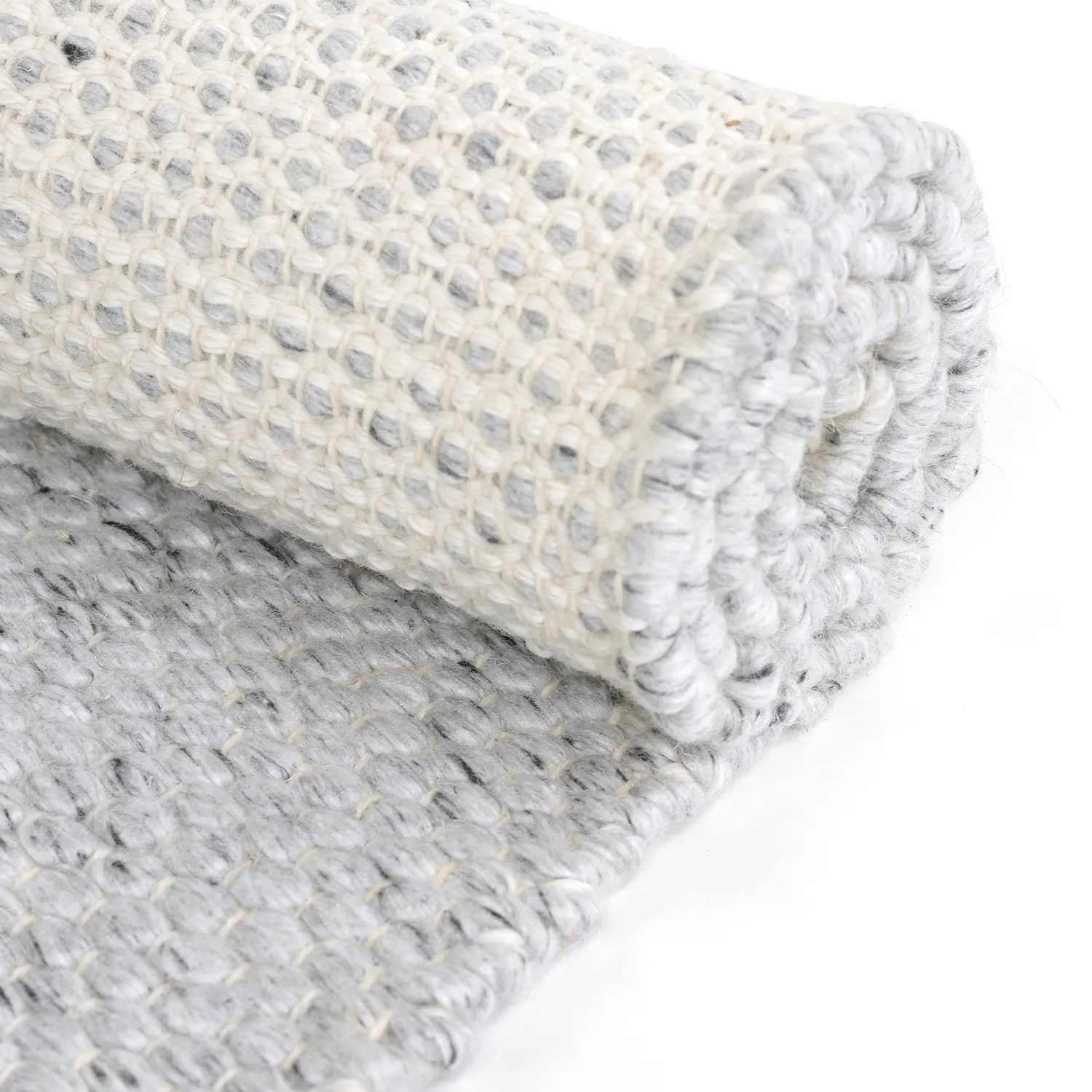 Inomhus/utomhusmatta - Arco Wool Look (grå/beige)