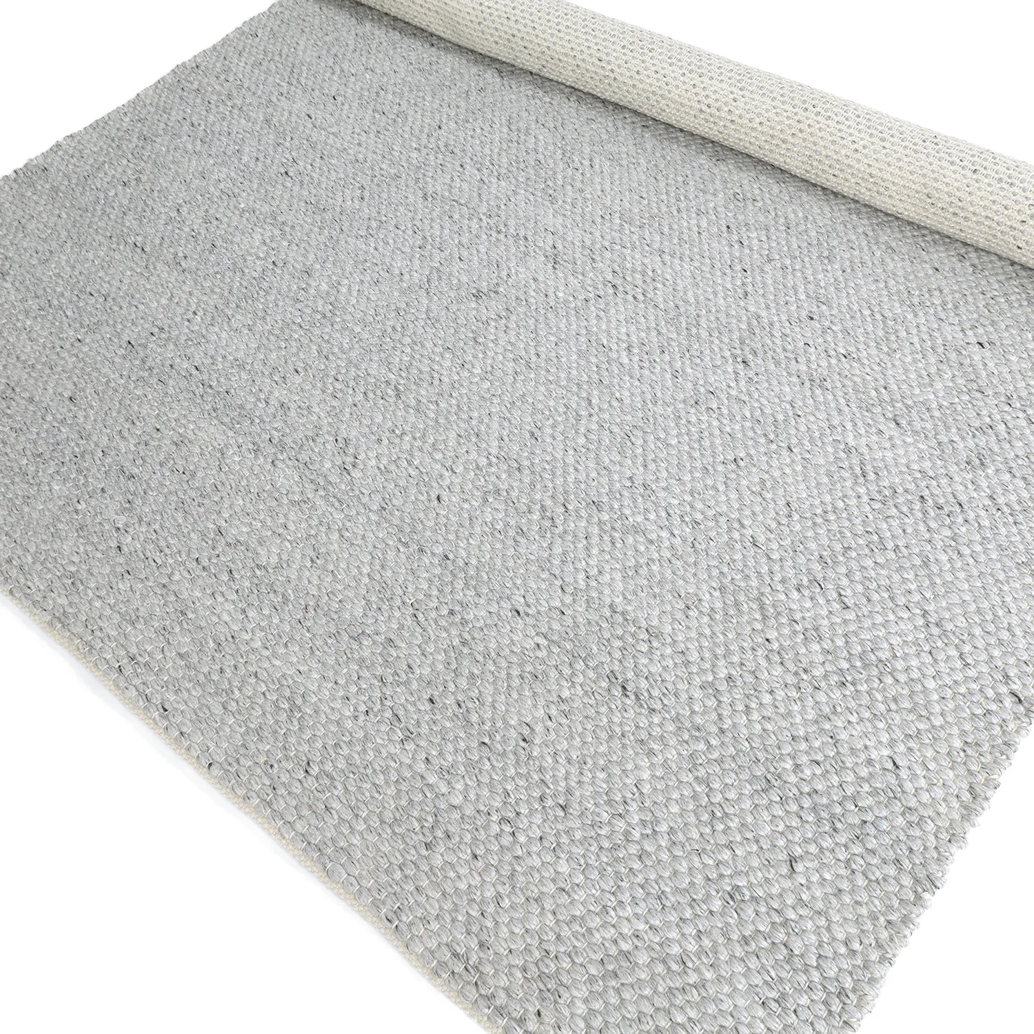 Inomhus/utomhusmatta - Arco Wool Look (grå/beige)