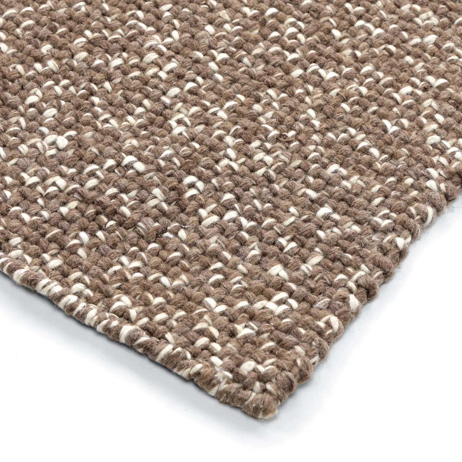 Inomhus/utomhusmatta - Orta Wool Look (brun)