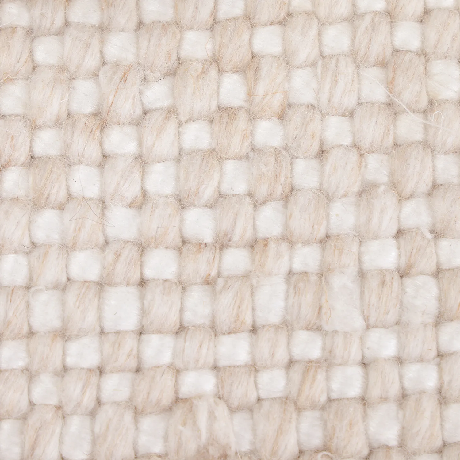 Inomhus/utomhusmatta - Orta Wool Look (creme)