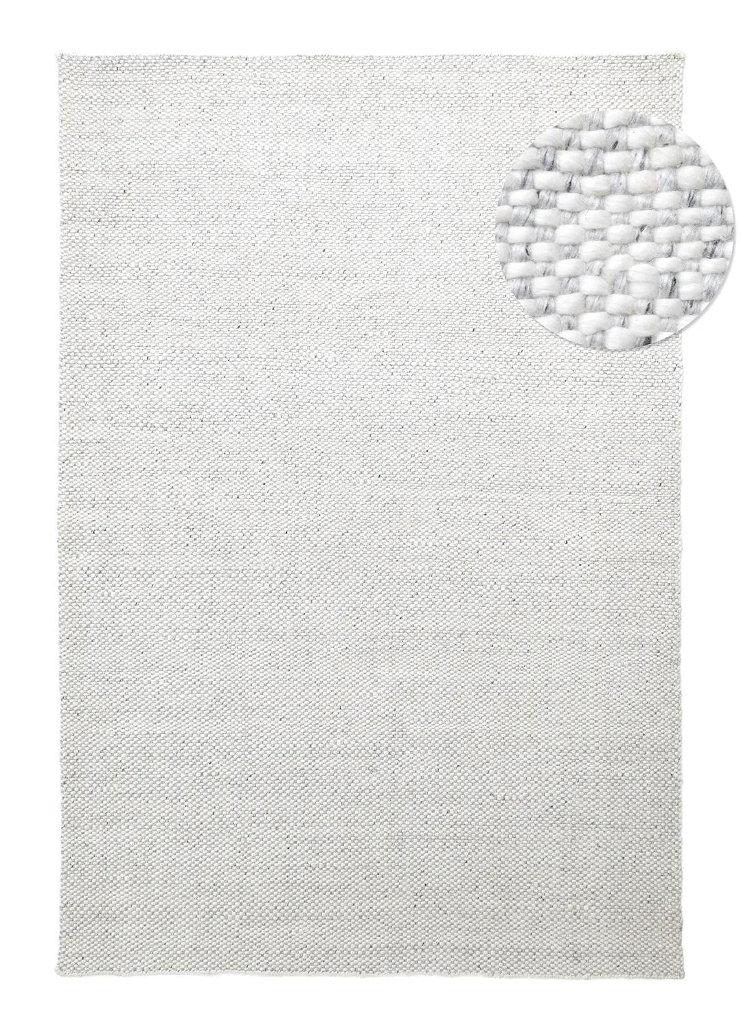 Inomhus/utomhusmatta - Orta Wool Look (ljusgrå)