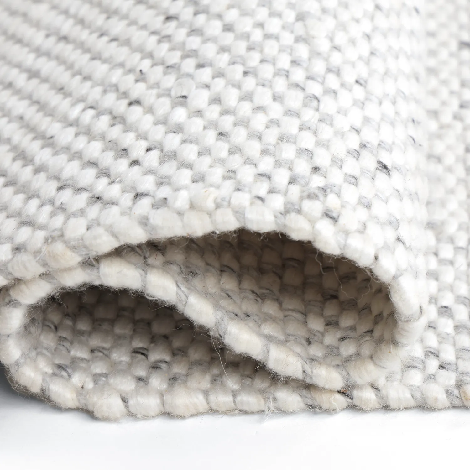 Inomhus/utomhusmatta - Orta Wool Look (ljusgrå)
