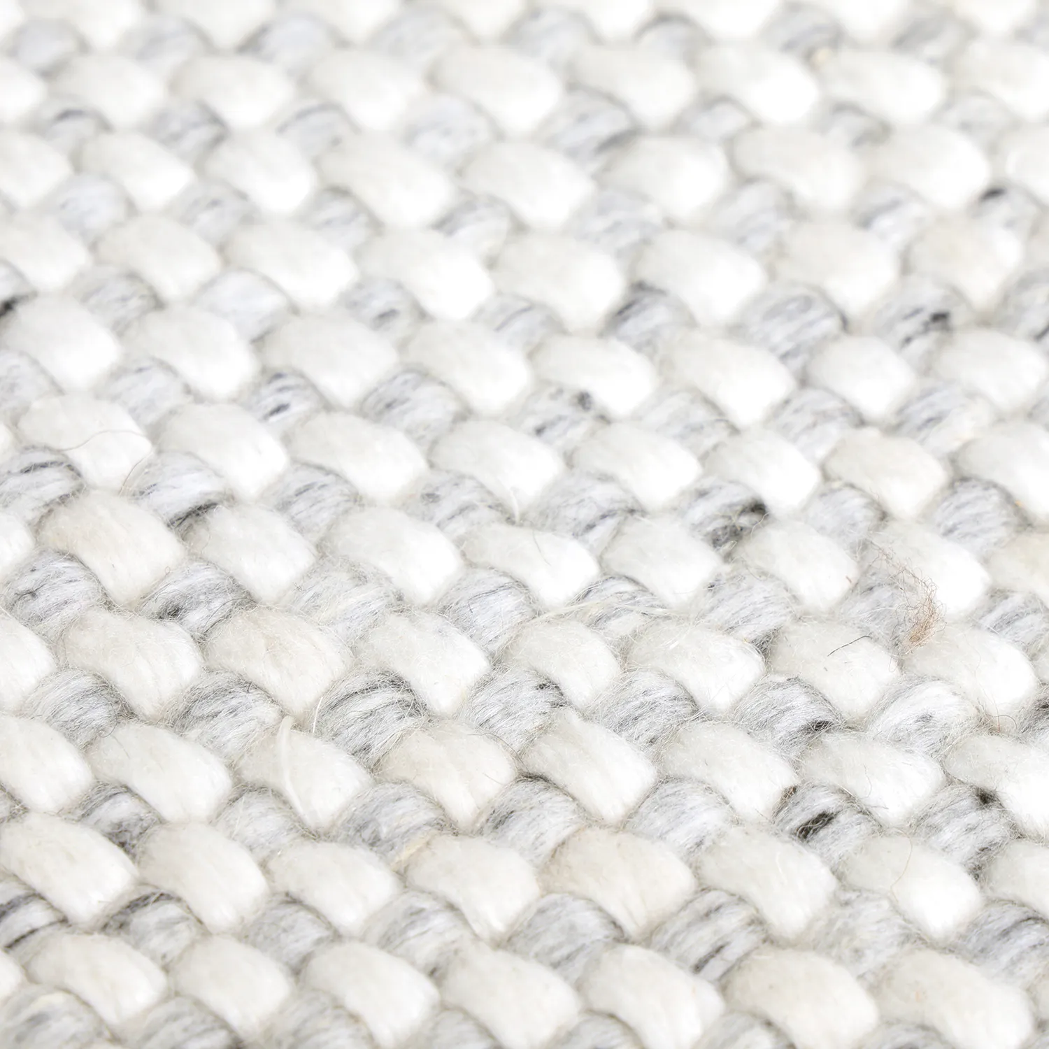 Inomhus/utomhusmatta - Orta Wool Look (ljusgrå)