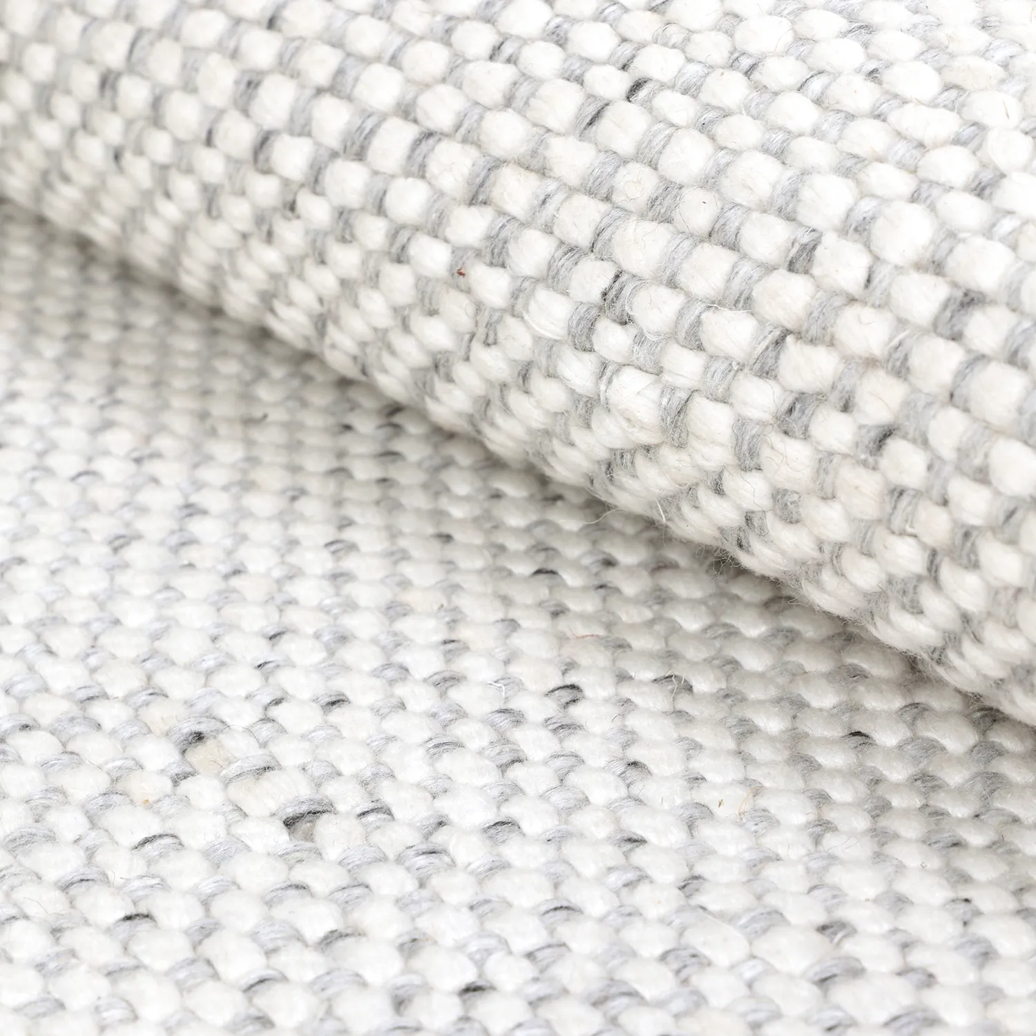 Inomhus/utomhusmatta - Orta Wool Look (ljusgrå)