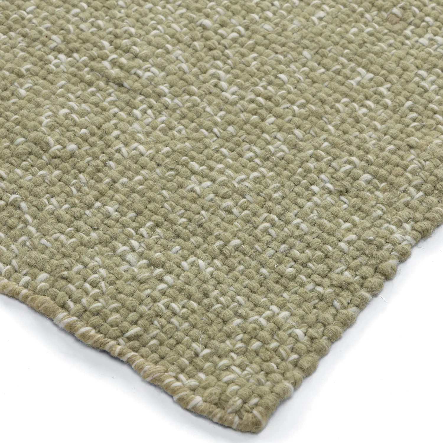 Inomhus/utomhusmatta - Orta Wool Look (mossgrön)