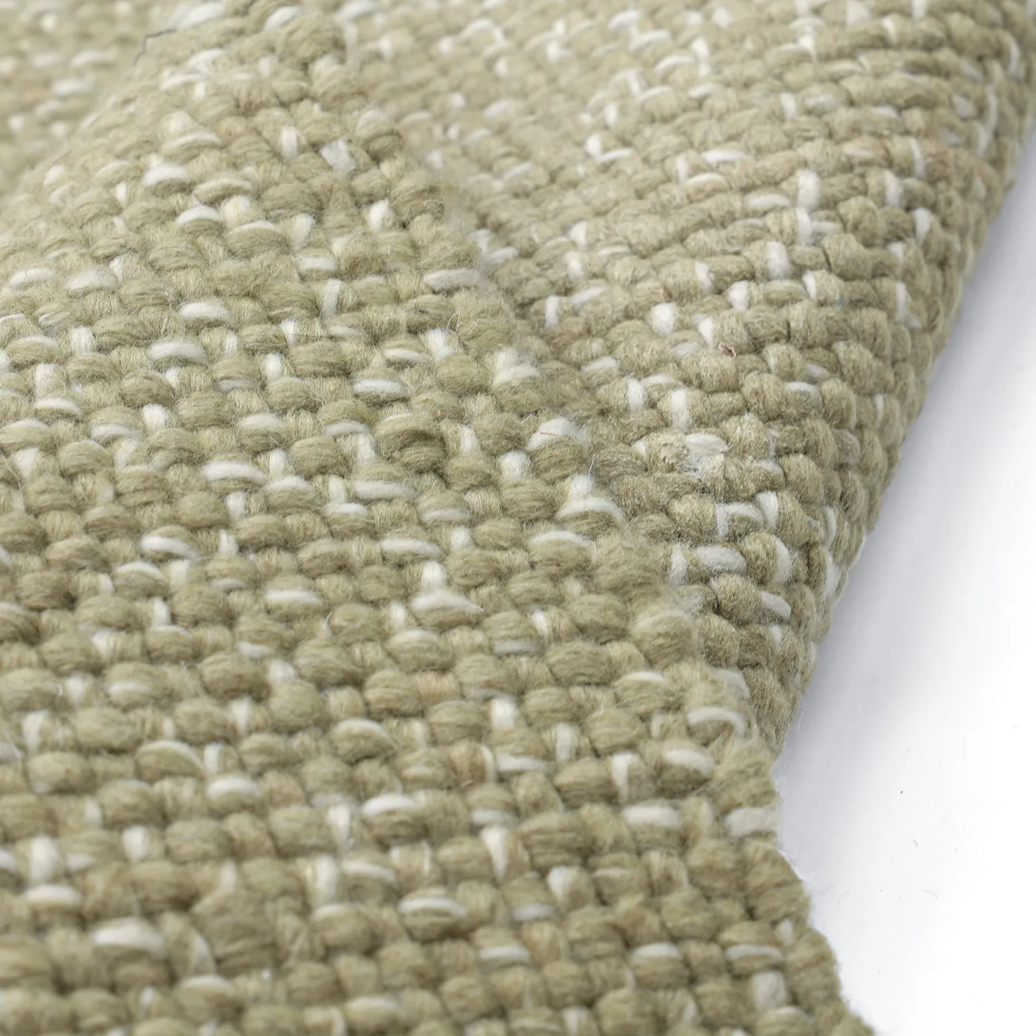 Inomhus/utomhusmatta - Orta Wool Look (mossgrön)