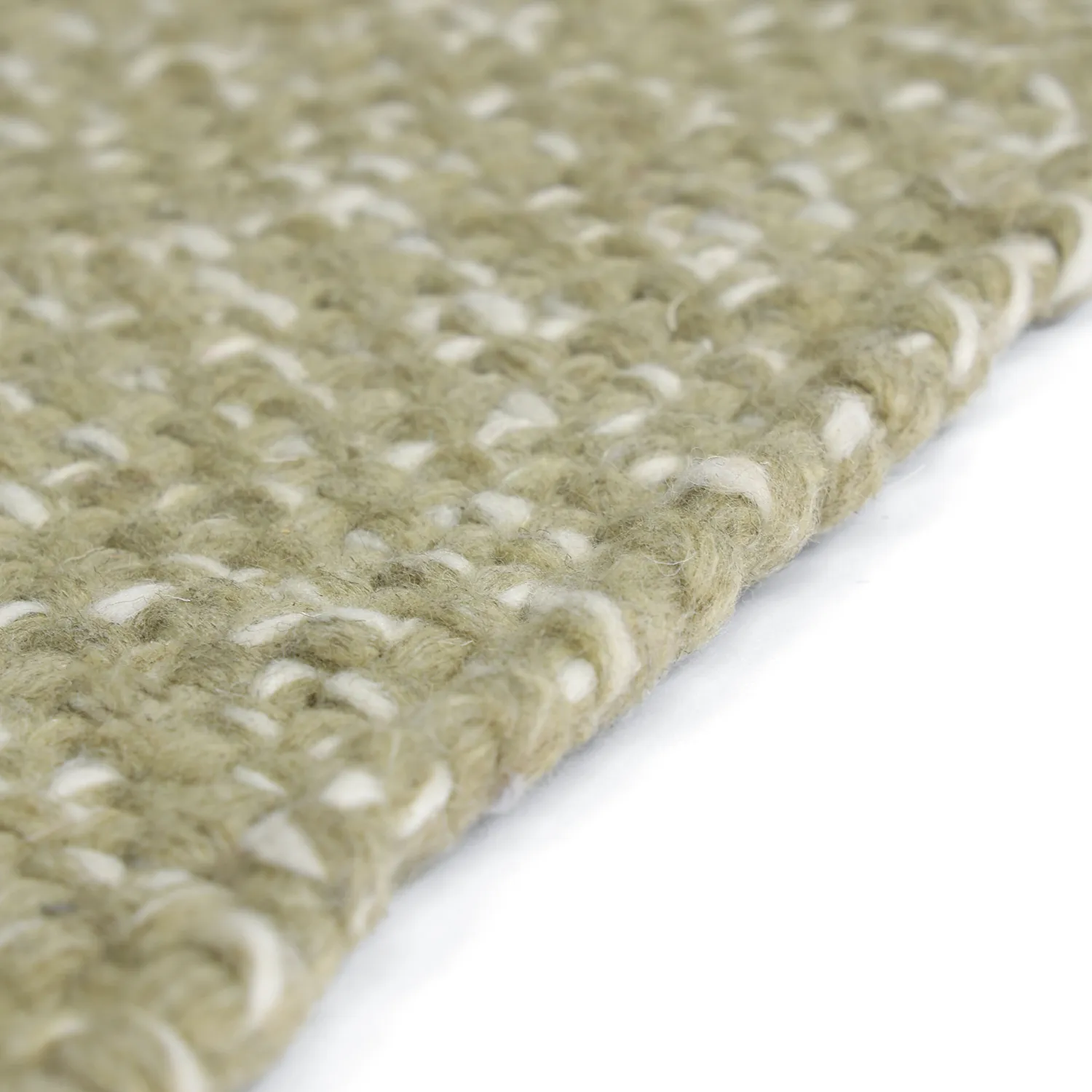 Inomhus/utomhusmatta - Orta Wool Look (mossgrön)